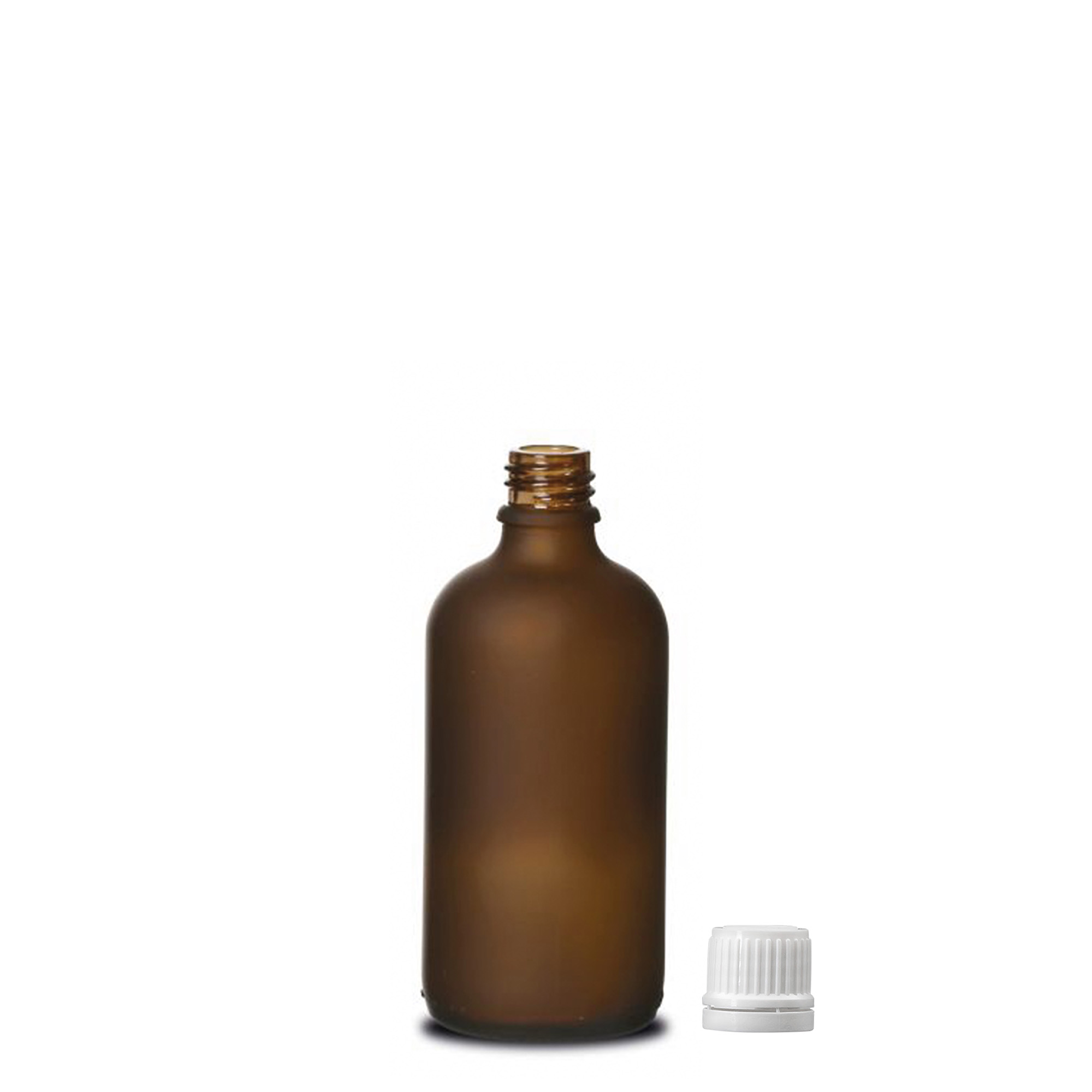 100 ml tıbbi şişe, cam, kahverengi buzlu, ağız: DIN 18 100 ml tıbbi şişe, cam, kahverengi buzlu, ağız: DIN 18