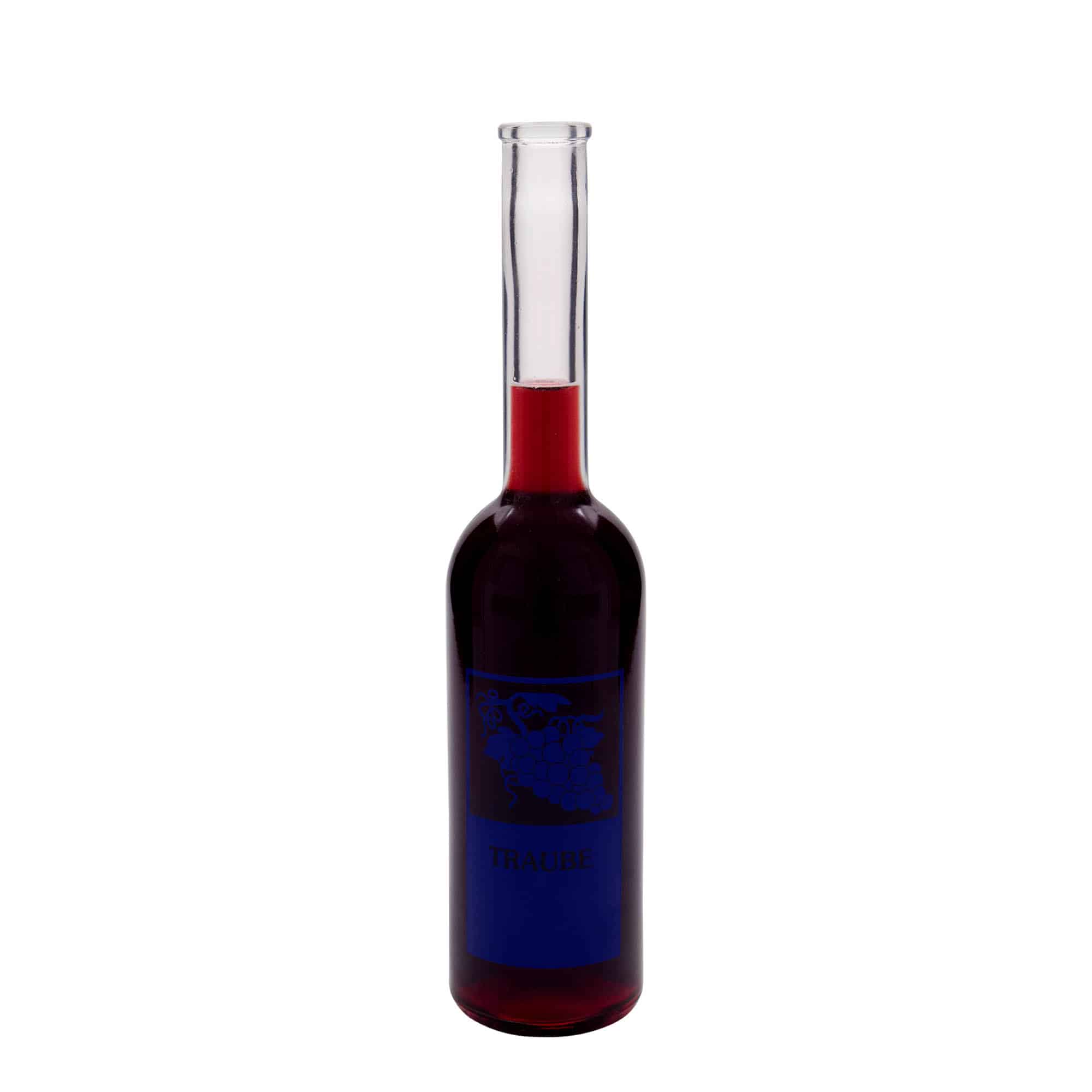 500 ml Cam Şişe 'Opera', Motif: Üzüm, Ağız: Mantar