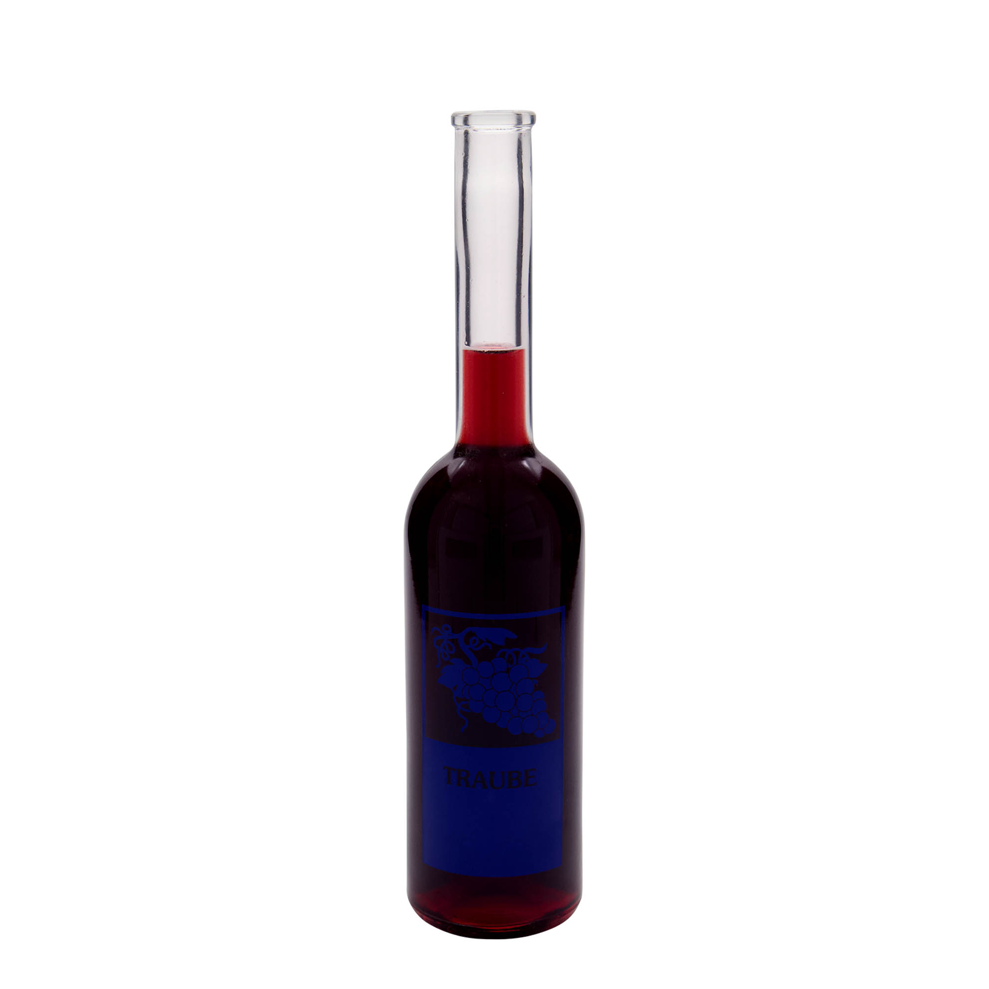 500 ml Cam Şişe 'Opera', Motif: Üzüm, Ağız: Mantar