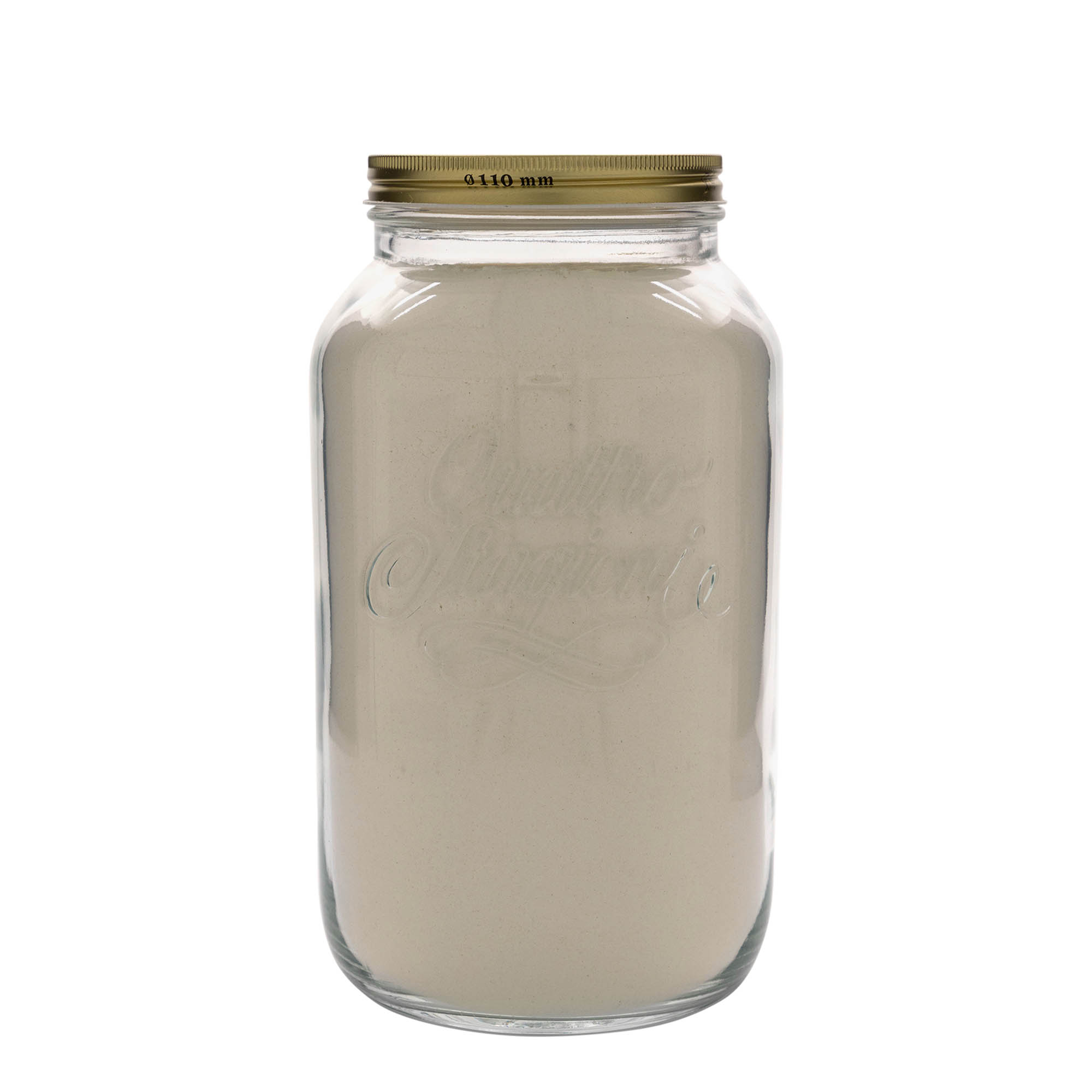 3.800 ml Cam 'Quattro Stagioni', Ağız: Vidalı kapak 3.800 ml Cam 'Quattro Stagioni', Ağız: Vidalı kapak