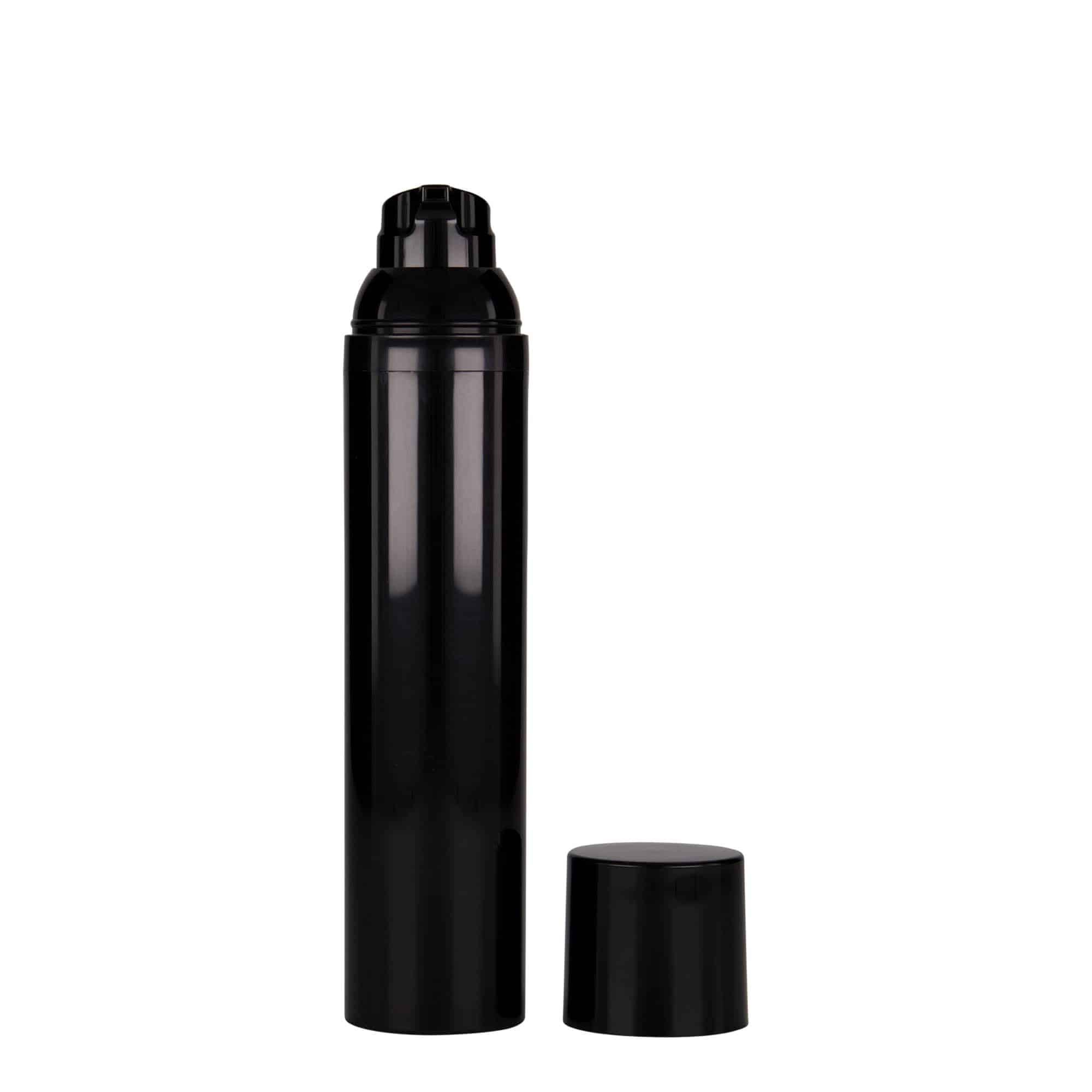 100 ml Airless Dispenser 'Mezzo', PP-plastik, siyah