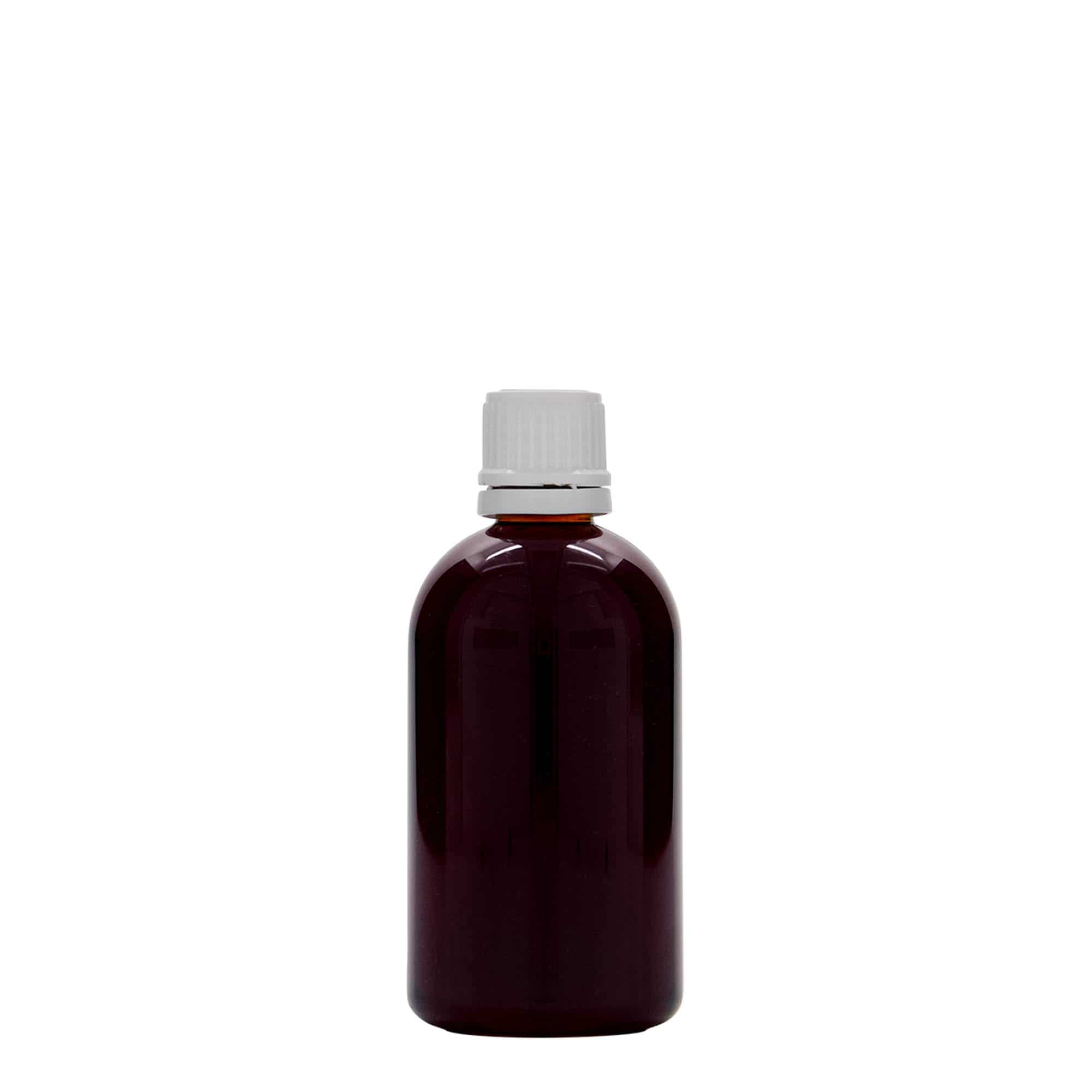 100 ml PET tıbbi şişe 'Easy Living', plastik, ağız: DIN 18