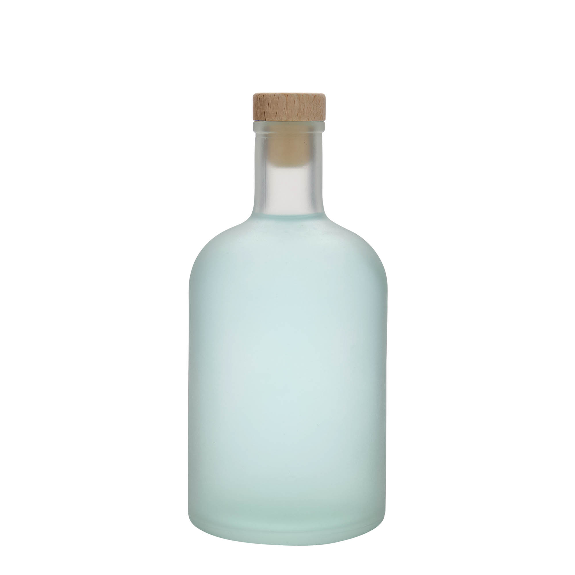 700 ml cam şişe 'Gerardino', buzlu, ağız: mantar