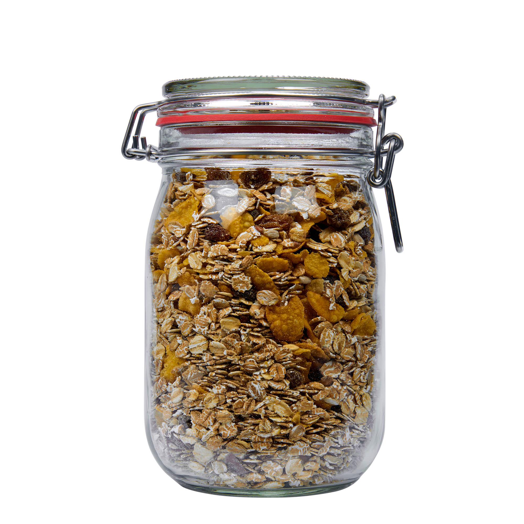 1.140 ml Tel mandallı kavanoz #, Ağız: Tel mandal kapak