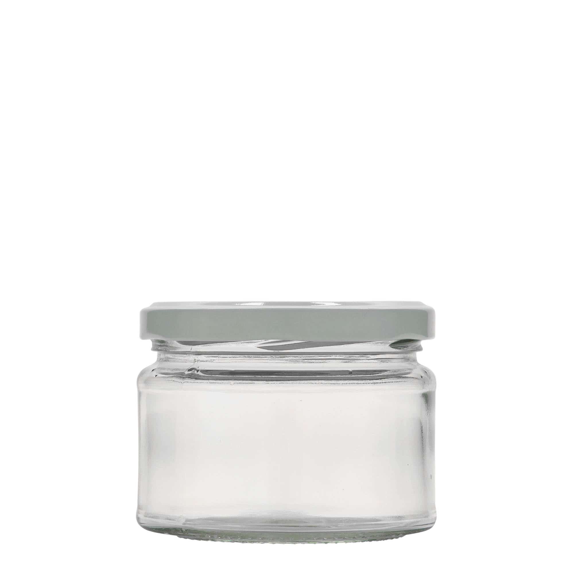 280 ml düz yuvarlak cam, ağız: Twist-Off (TO 82)