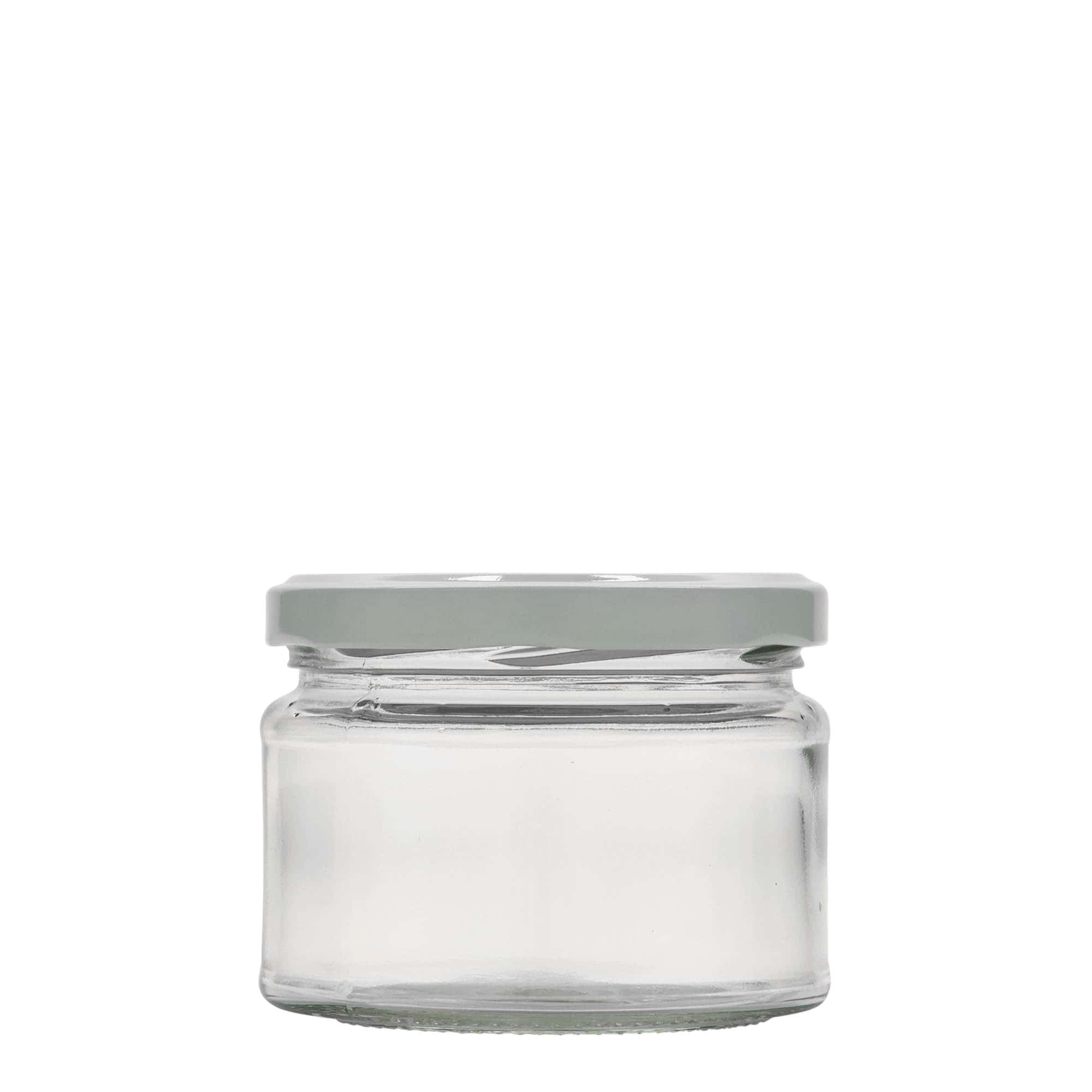 280 ml düz yuvarlak cam, ağız: Twist-Off (TO 82)