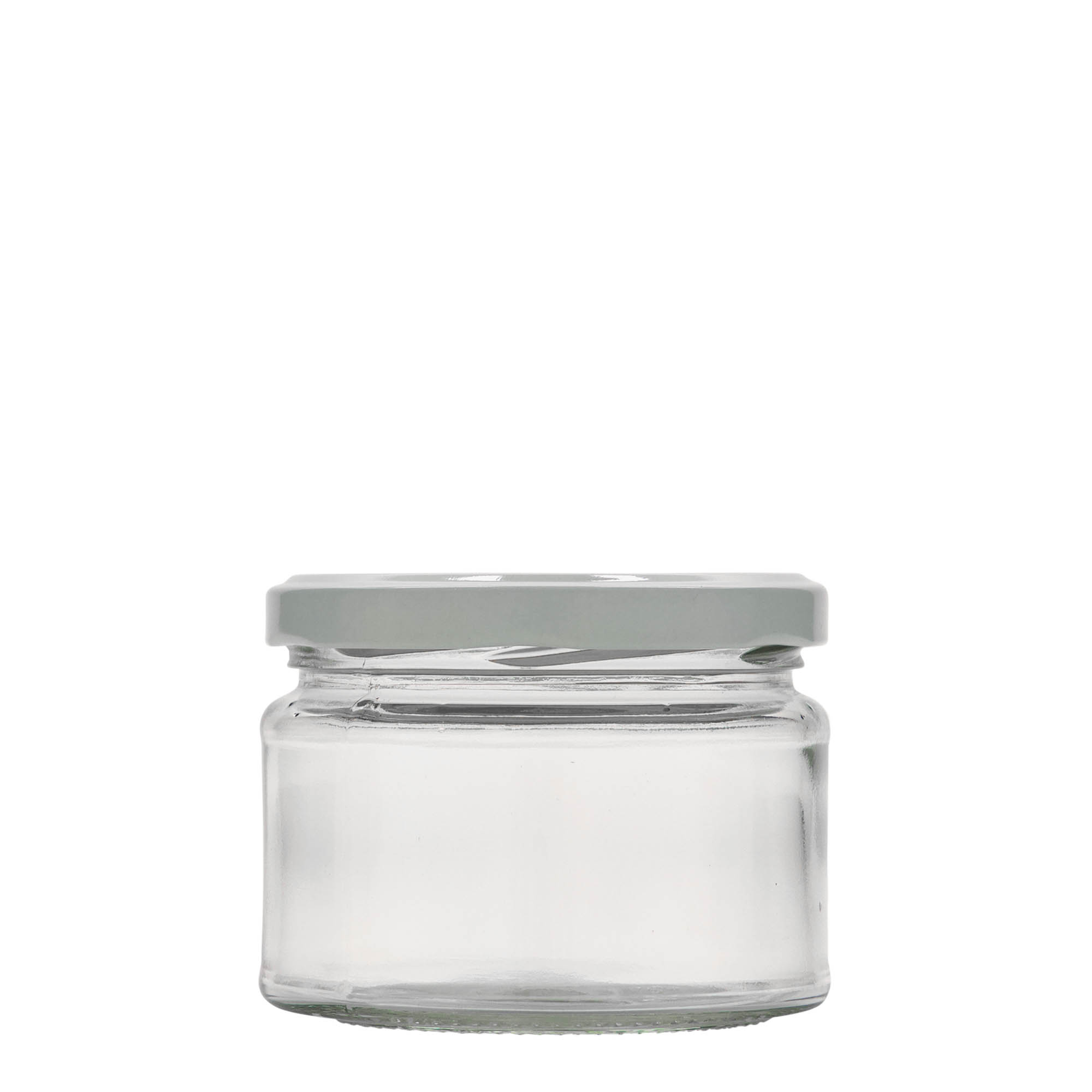 280 ml düz yuvarlak cam, ağız: Twist-Off (TO 82)
