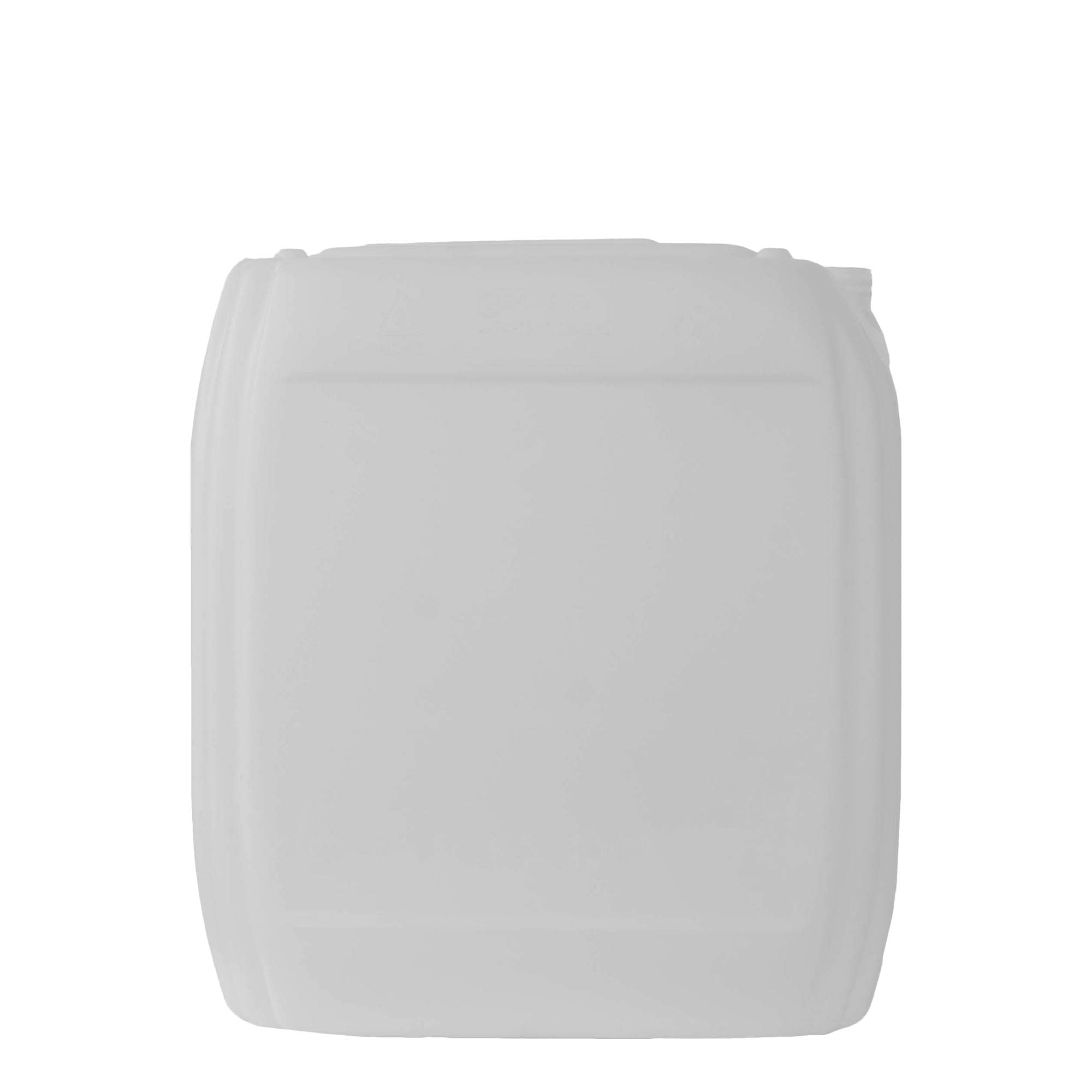 25 l Kanister, dikdörtgen, HDPE plastik, doğal, ağız çapı: ND 60