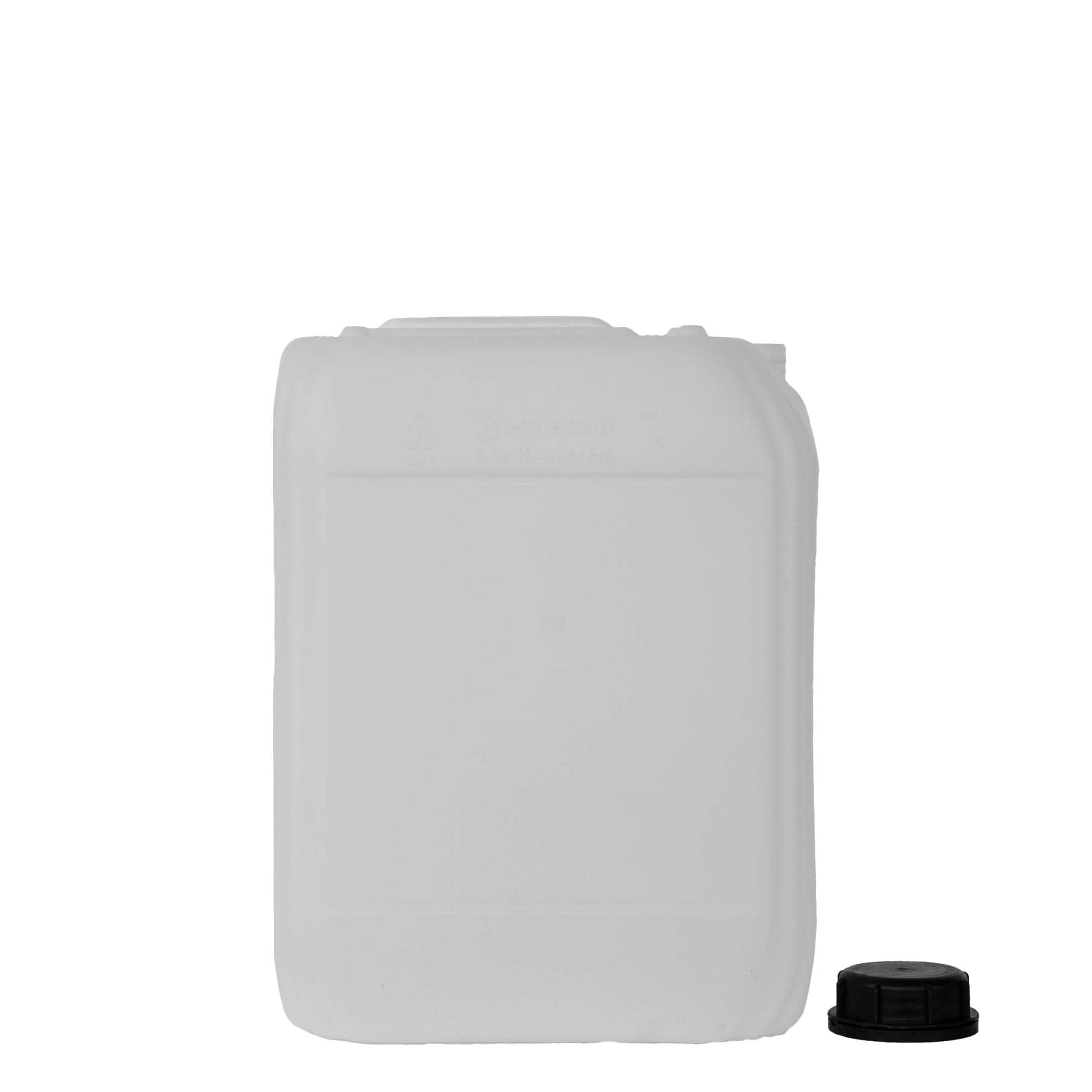 20 l Kanister, dikdörtgen, HDPE plastik, doğal, ağız çapı: ND 60