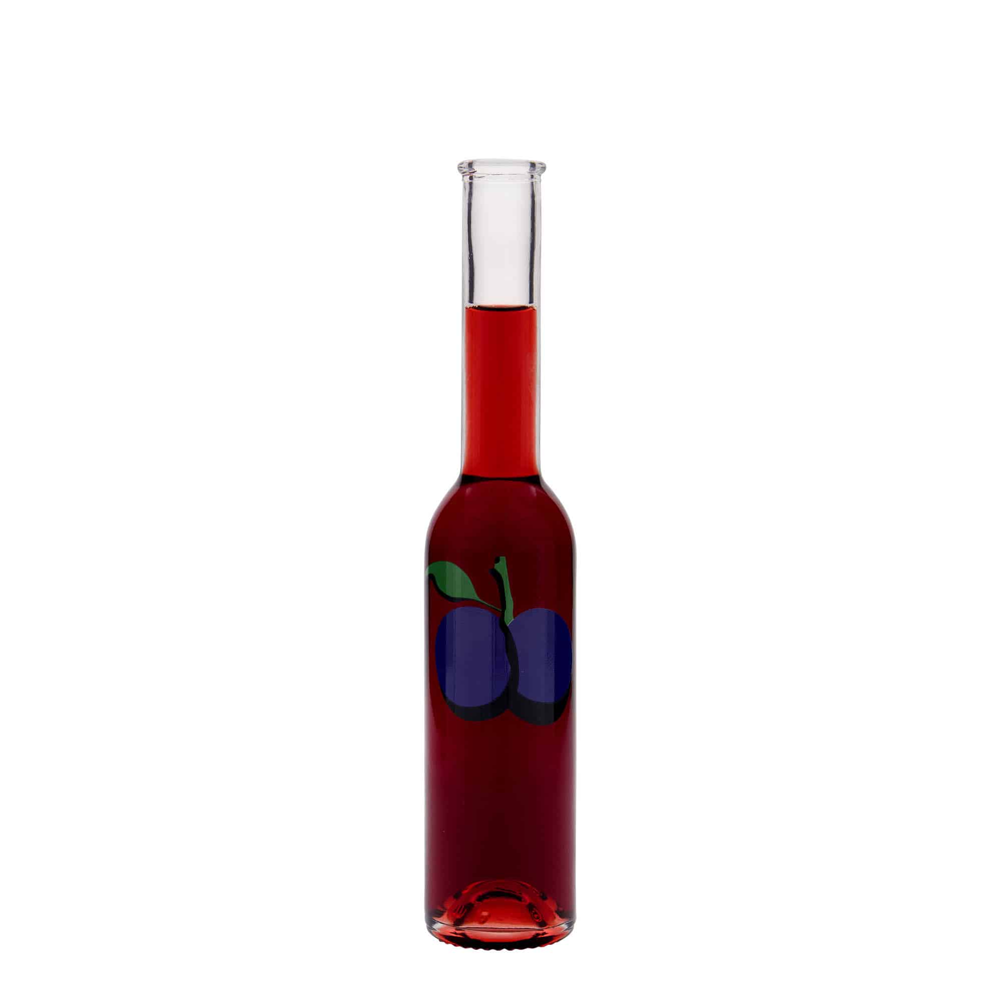200 ml cam şişe 'Opera', desen: Erik, ağız: mantar 200 ml cam şişe 'Opera', desen: Erik, ağız: mantar