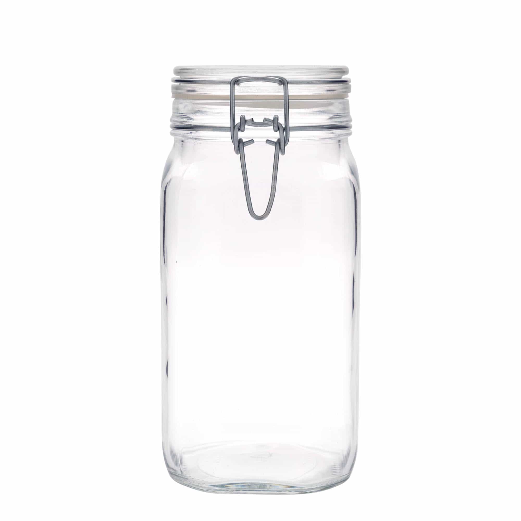 1.500 ml Tel mandallı kavanoz 'Fido', kare, ağız: tel mandallı kapak 1.500 ml Tel mandallı kavanoz 'Fido', kare, ağız: tel mandallı kapak