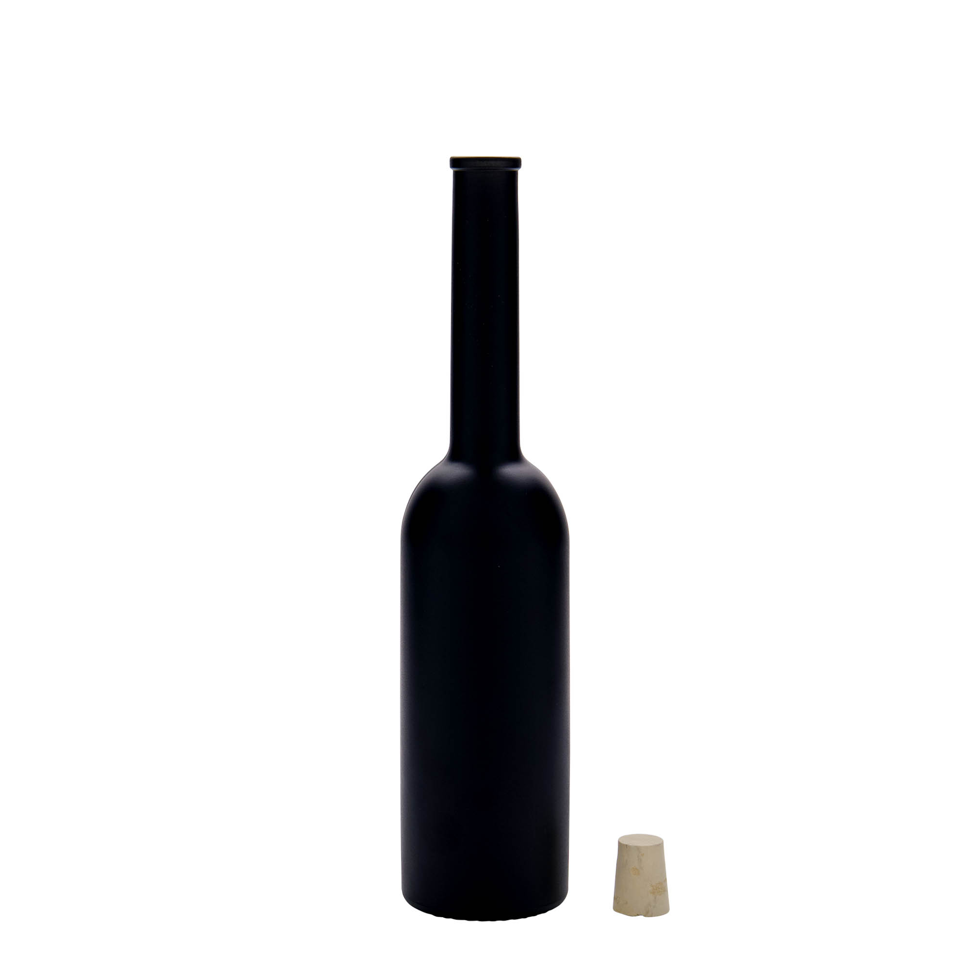 200 ml cam şişe 'Opera', siyah, ağız: mantar 200 ml cam şişe 'Opera', siyah, ağız: mantar
