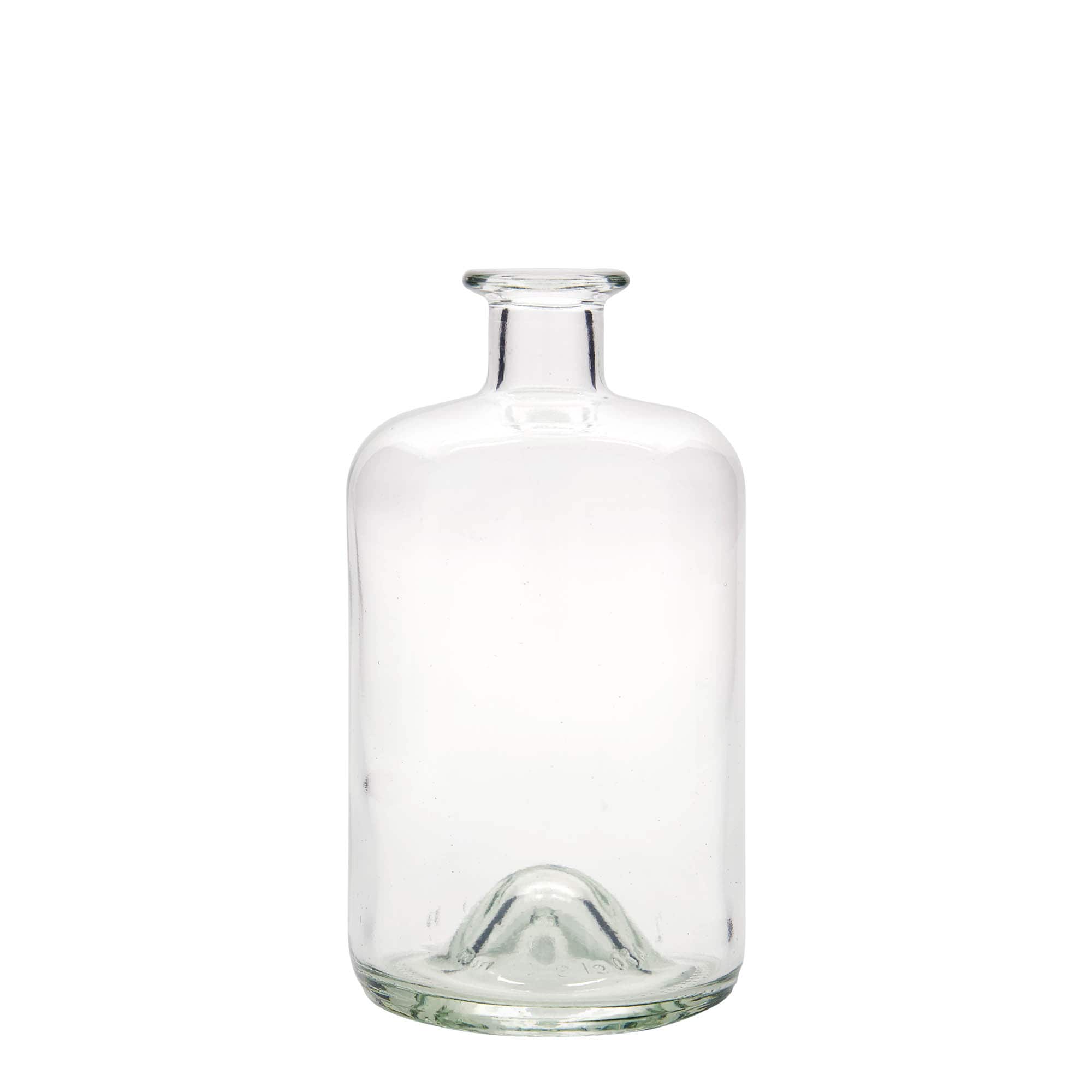 700 ml Eczacı Cam Şişesi, Ağız: Mantar