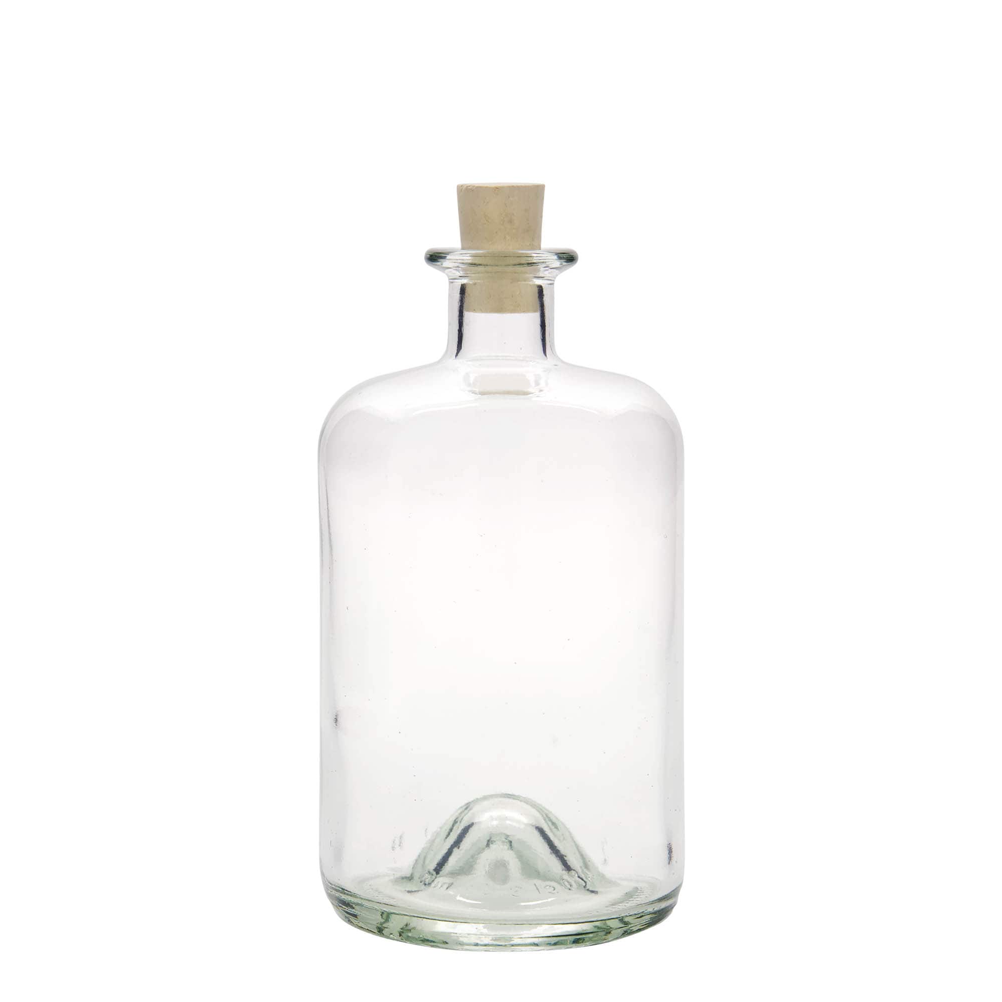 700 ml Eczacı Cam Şişesi, Ağız: Mantar