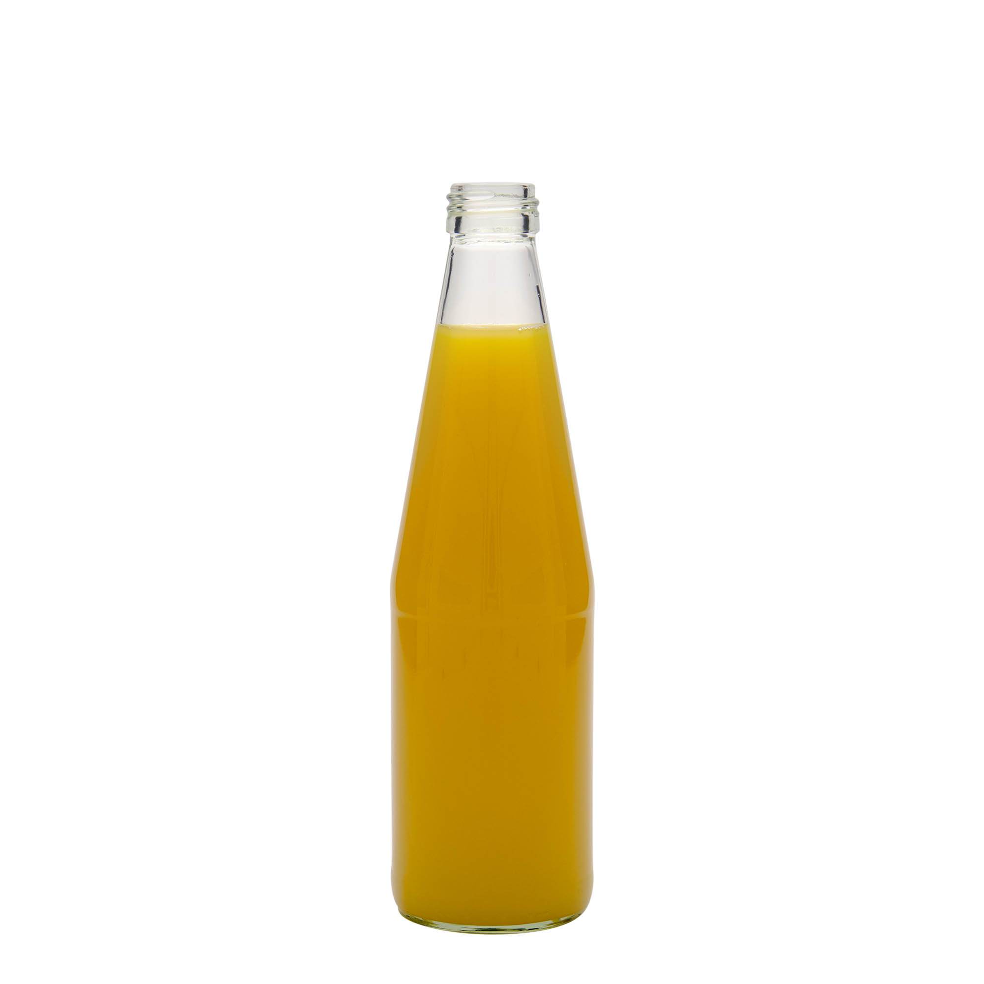 330 ml Evrensel Şişe Havuç Şekli, Cam, Ağız: PP 28