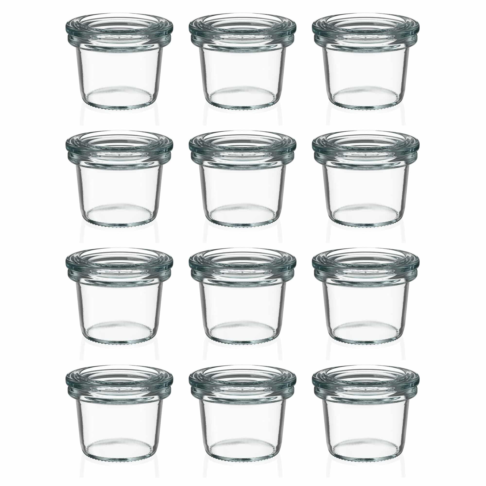 12x 35 ml WECK kavanoz cam kapaklı RR 40