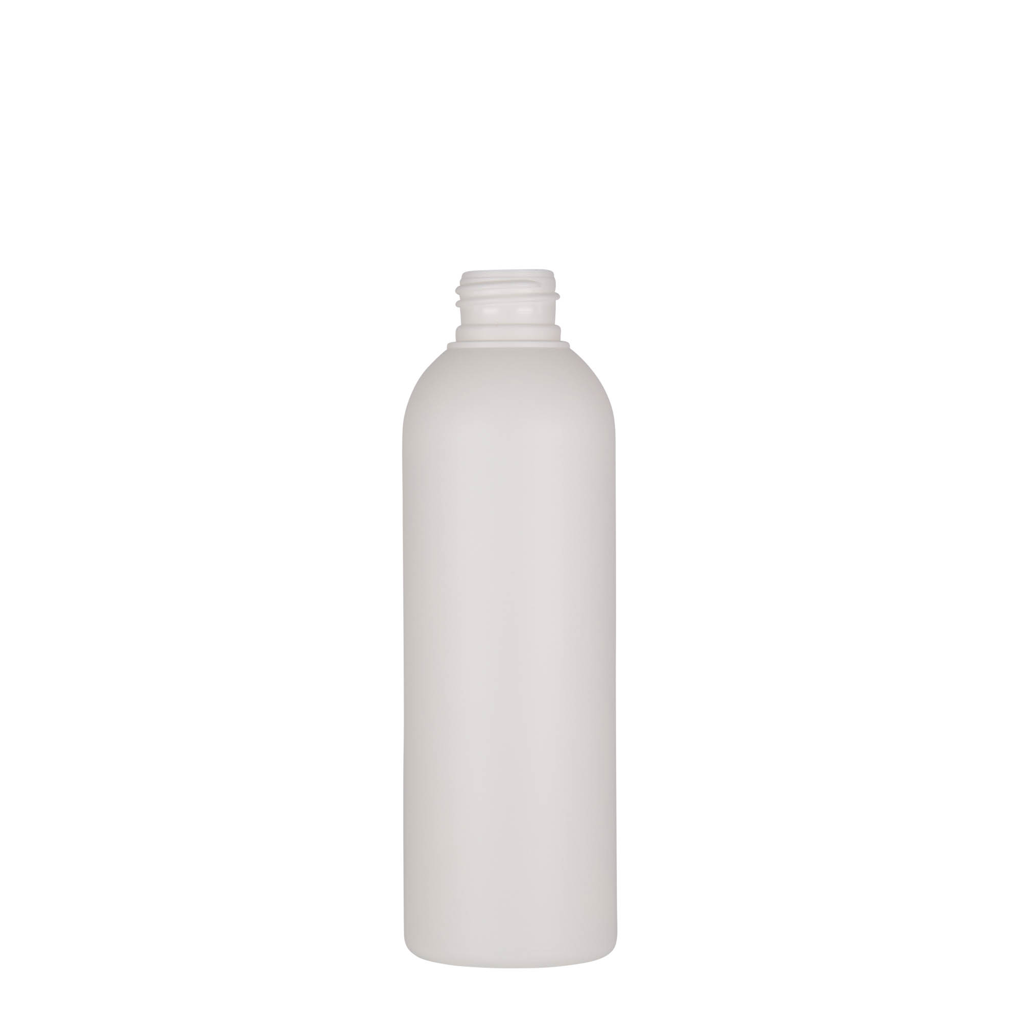 200 ml plastik şişe 'Tuffy', HDPE, beyaz, ağız: 24/410 200 ml plastik şişe 'Tuffy', HDPE, beyaz, ağız: 24/410