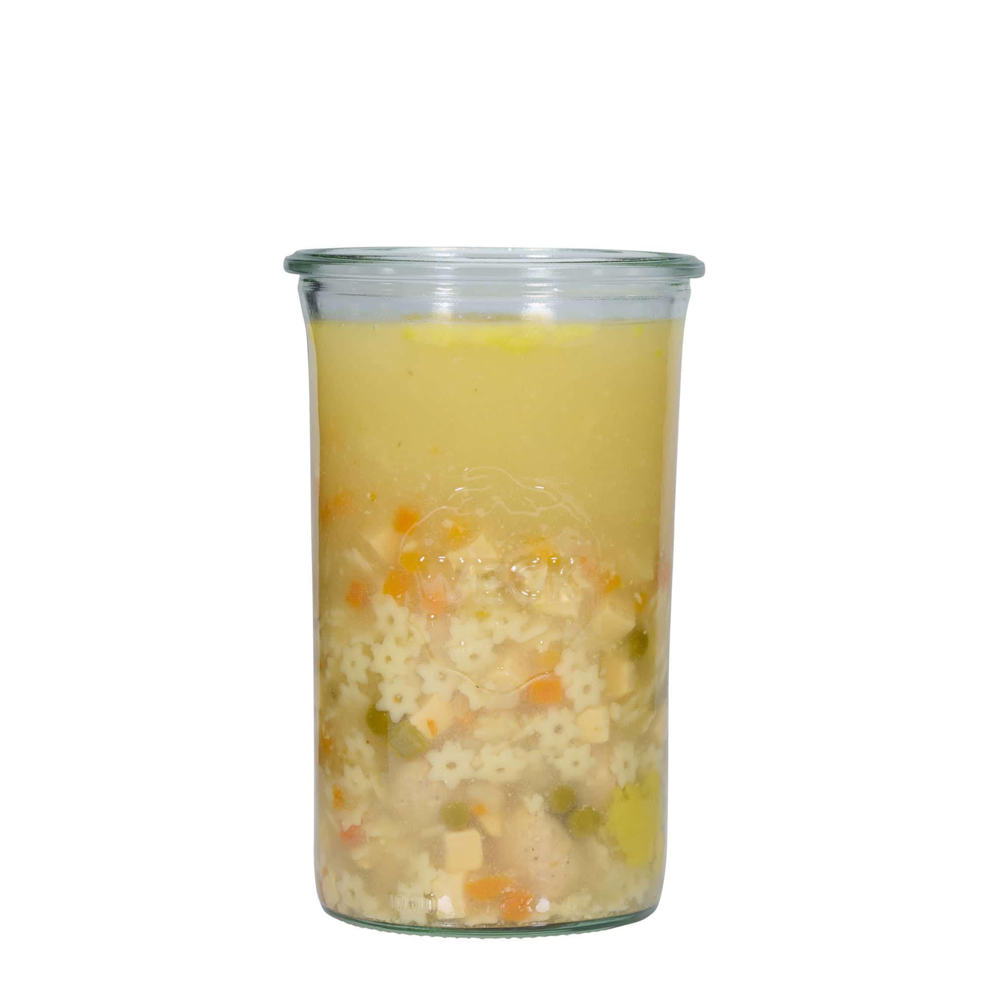 1.000 ml WECK ters çevirme kavanozu #, Ağız: Yuvarlak kenar