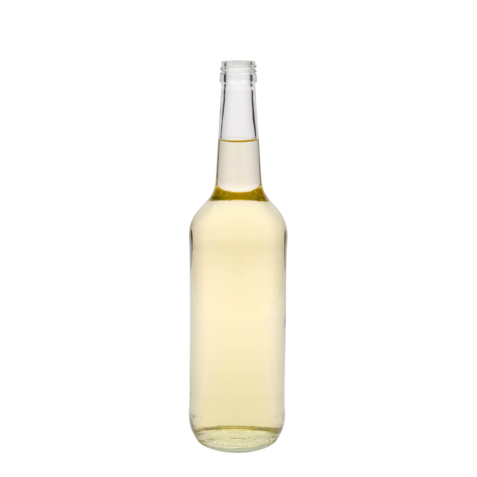 700 ml Cam şişe düz boyun, ağız: PP 28