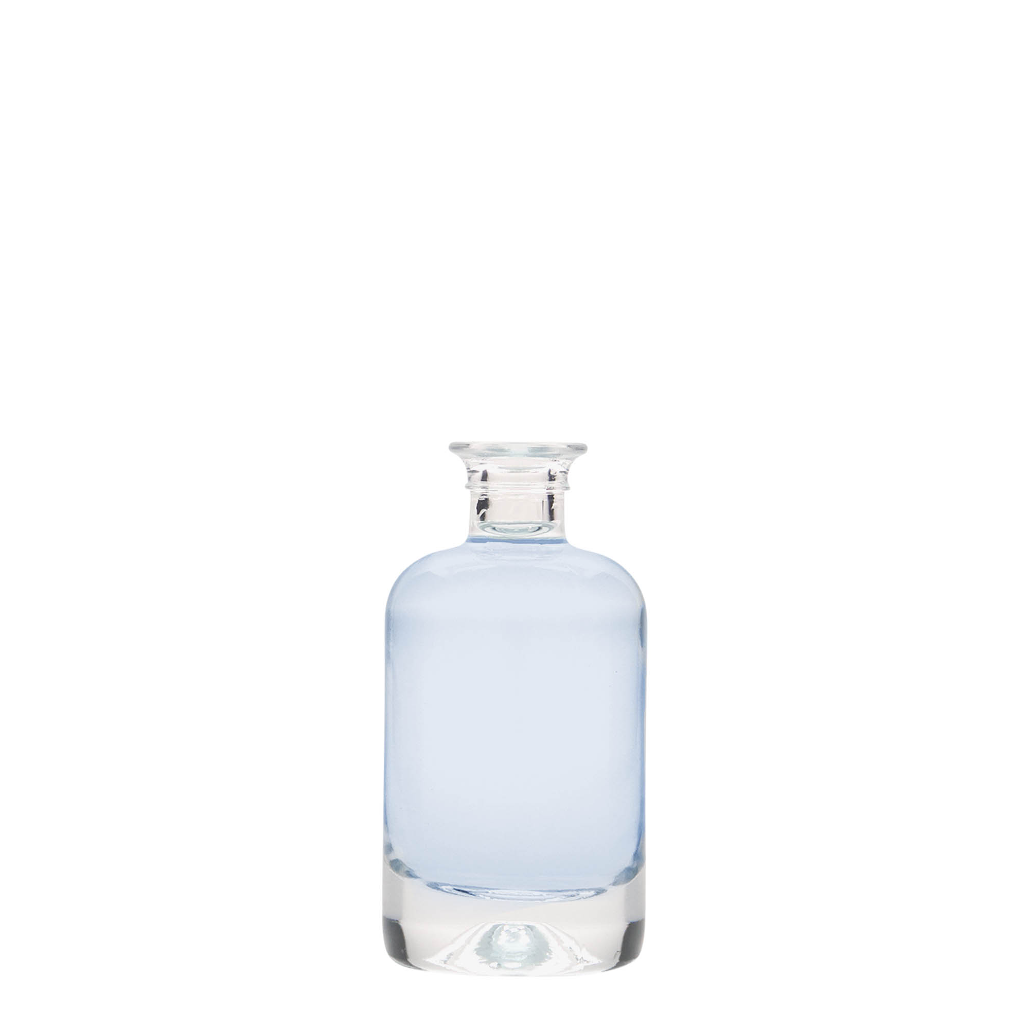 40 ml eczacı cam şişesi, ağız: mantar