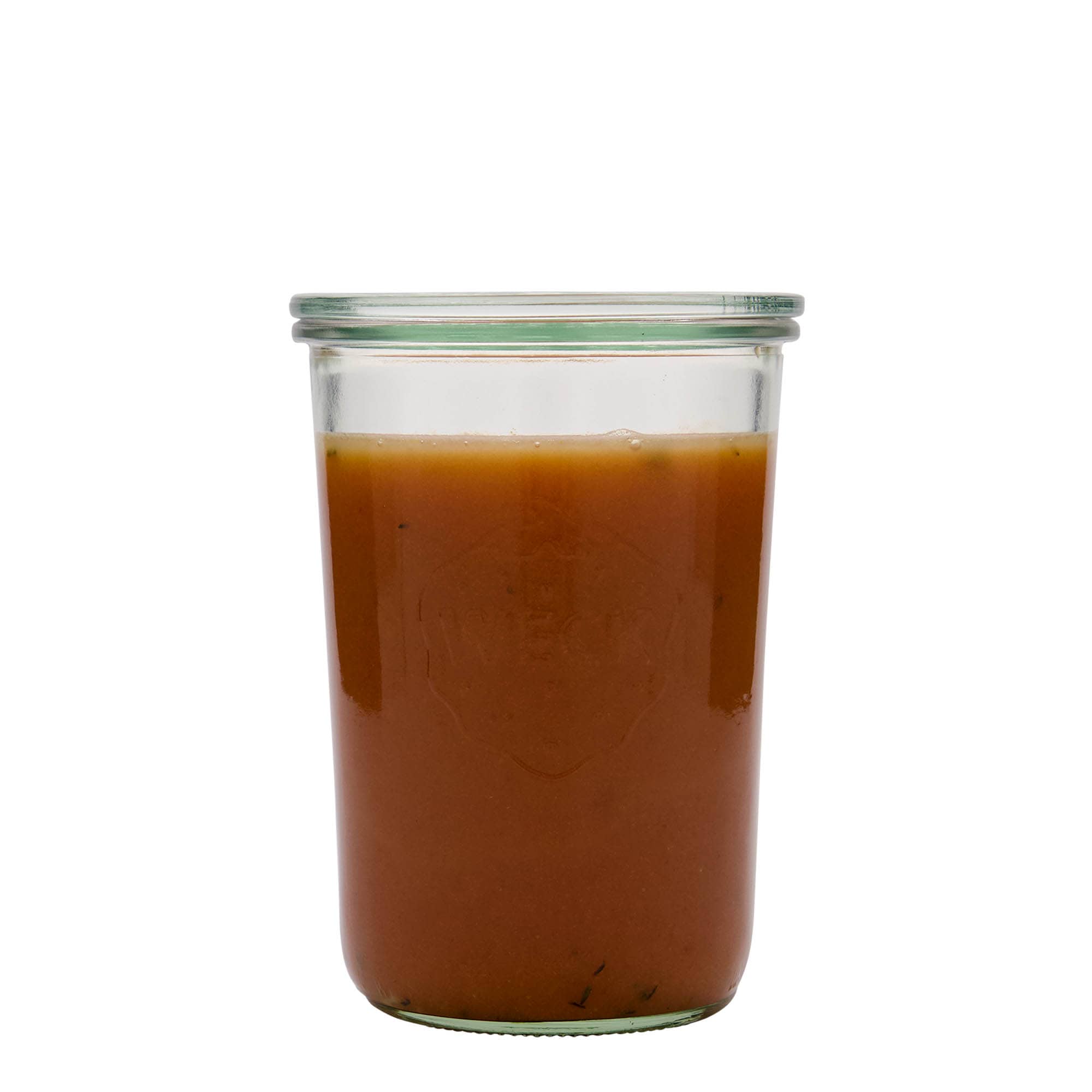 850 ml WECK ters çevirme kavanozu, ağız: yuvarlak kenar