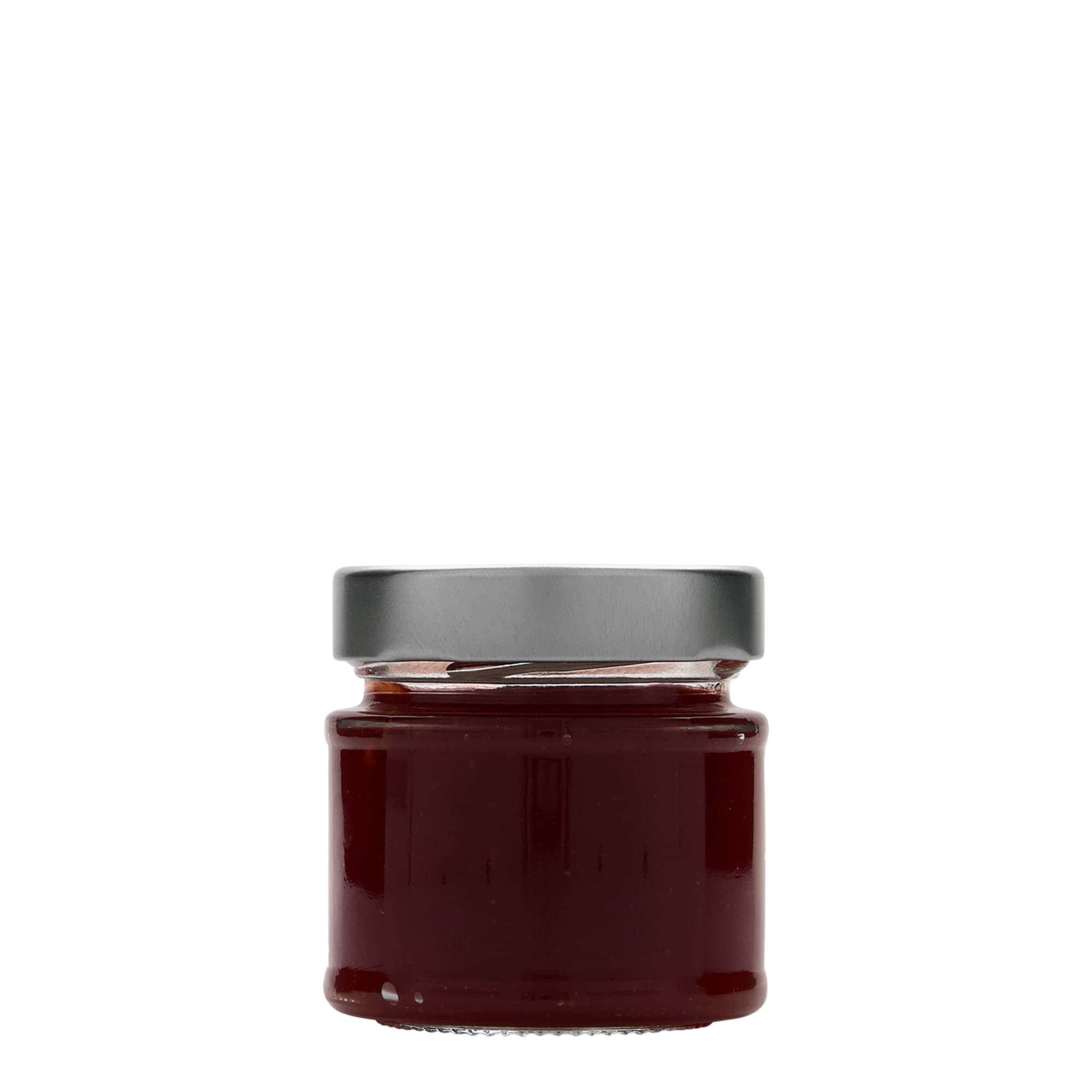 156 ml Yuvarlak Cam 'Enjoy', Ağız: Derin Vidalı Kapak (DTO 63)