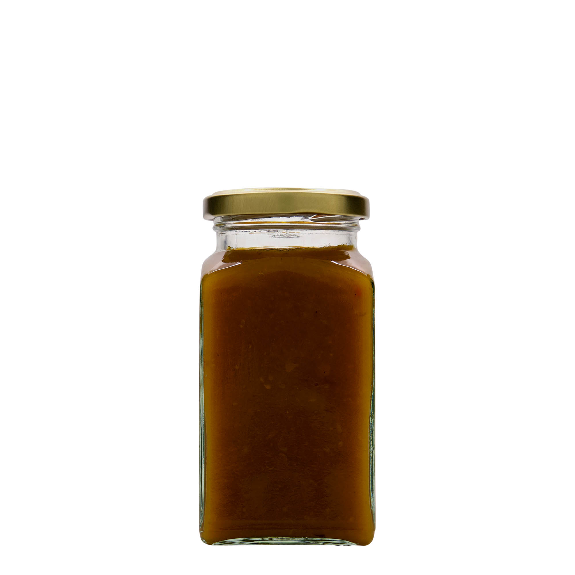 312 ml kare cam, ağız: vidalı kapak (TO 58)