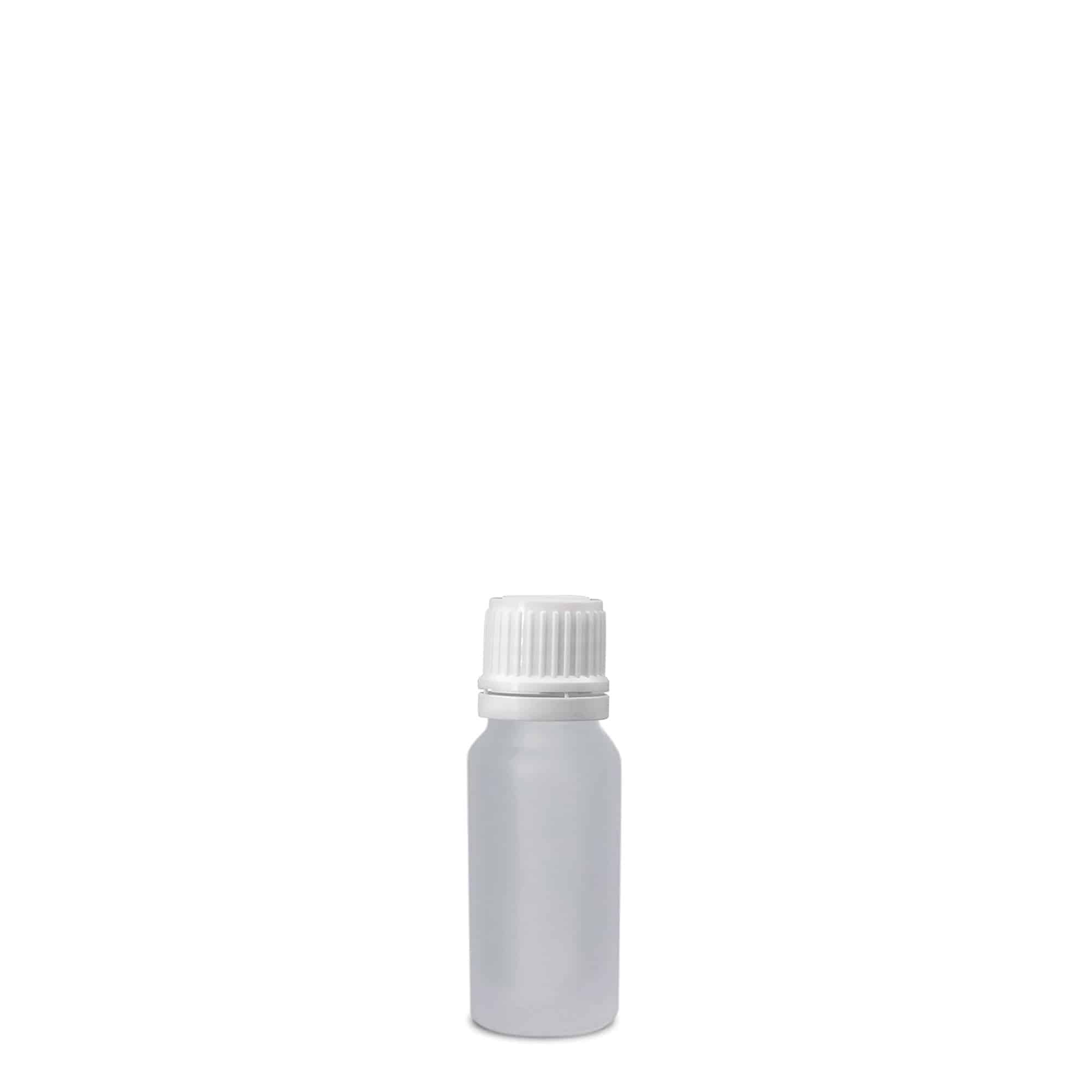 10 ml tıbbi şişe, cam, buzlu, ağız: DIN 18