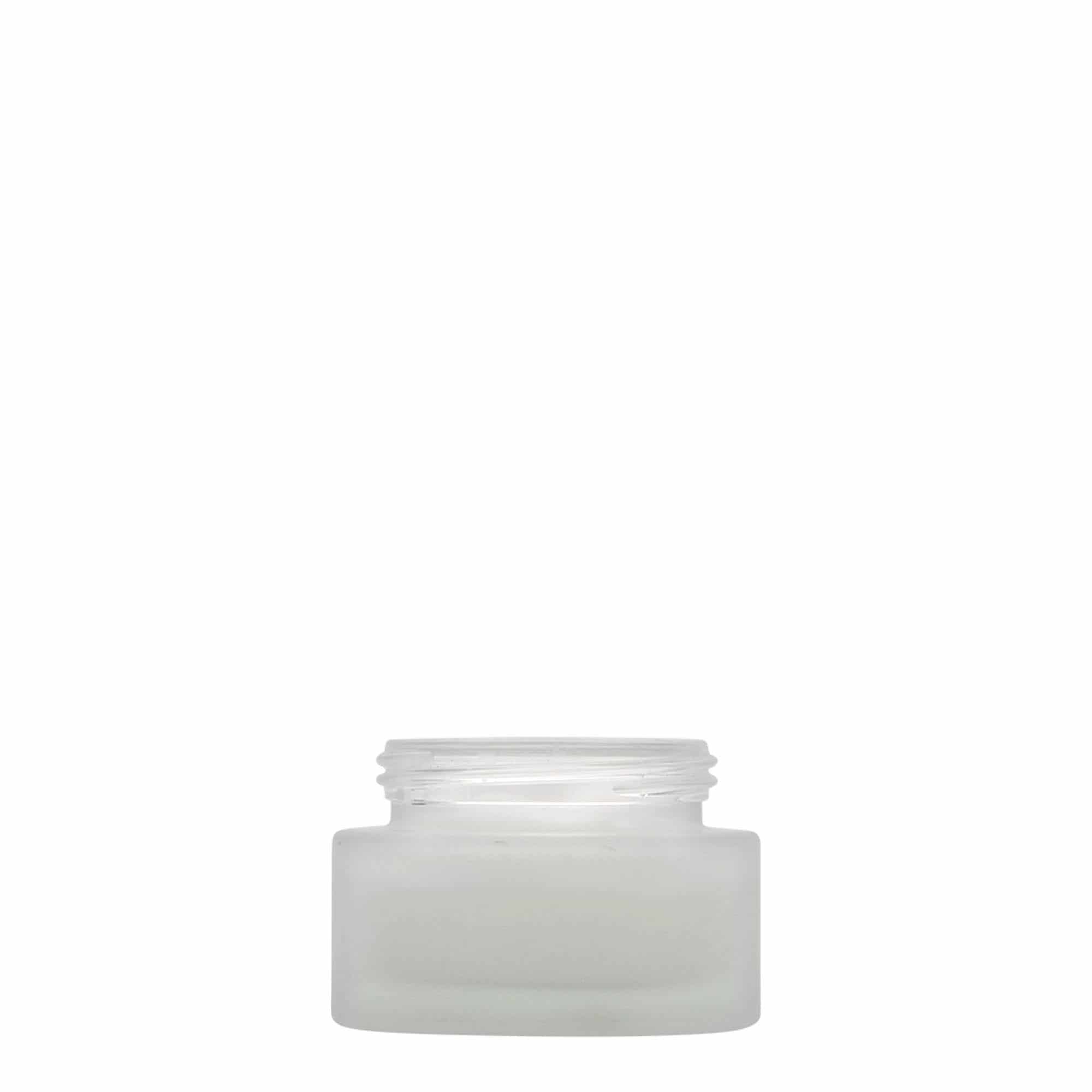 30 ml Kavanoz 'Platin Edition', Cam, buzlu, Ağız: Vidalı kapak