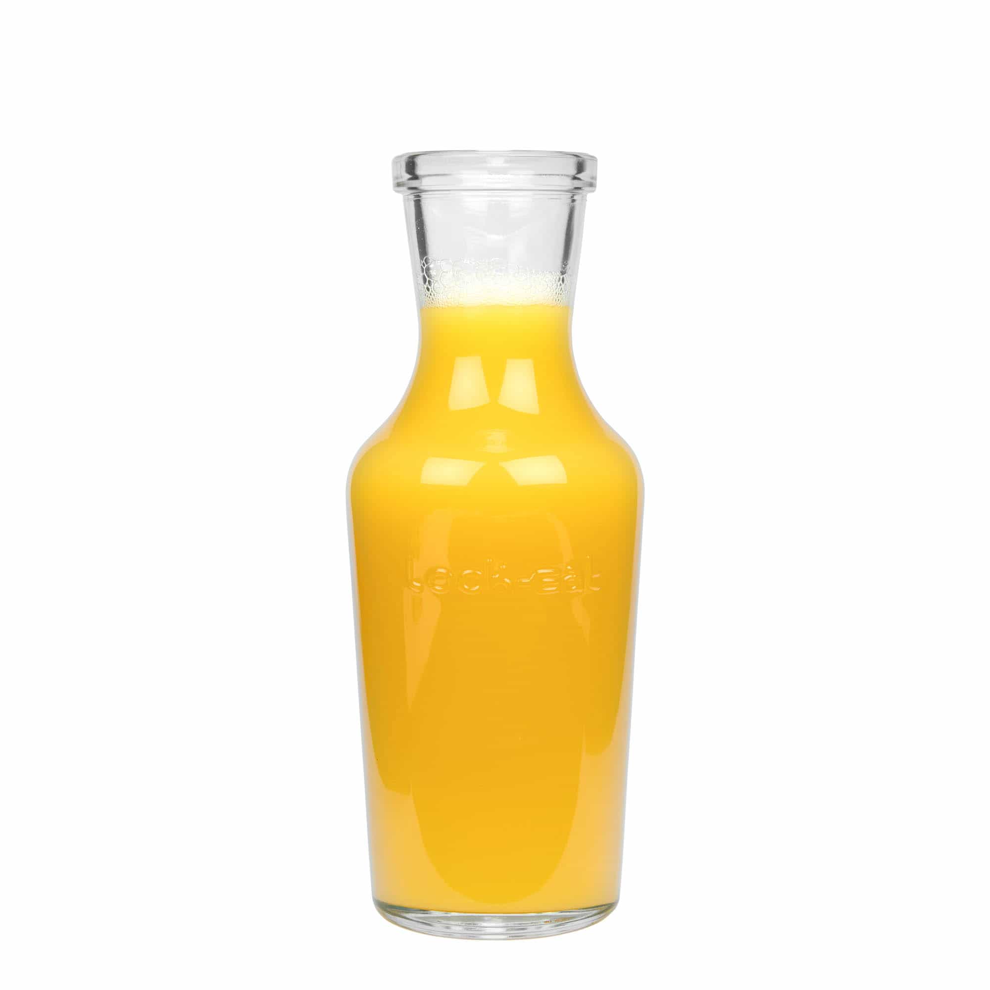 1.000 ml Cam Karaf 'Lock-Eat', Ağız: Tel Mandallı Kapak