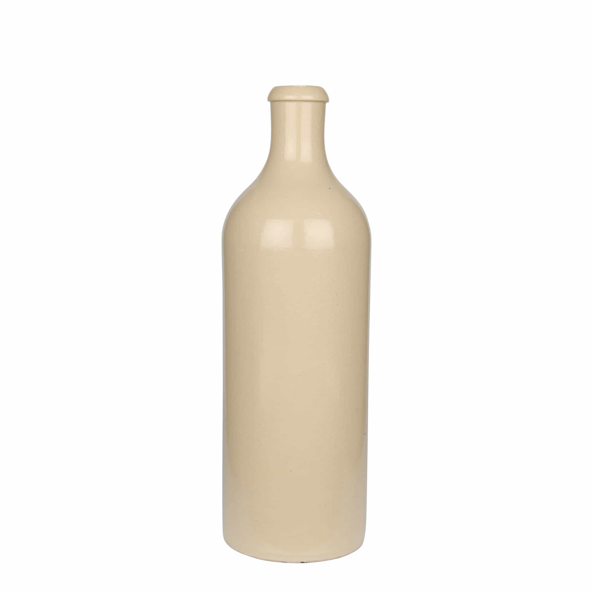 750 ml Toprak testi, taş toprak, bej, ağız: mantar 750 ml Toprak testi, taş toprak, bej, ağız: mantar