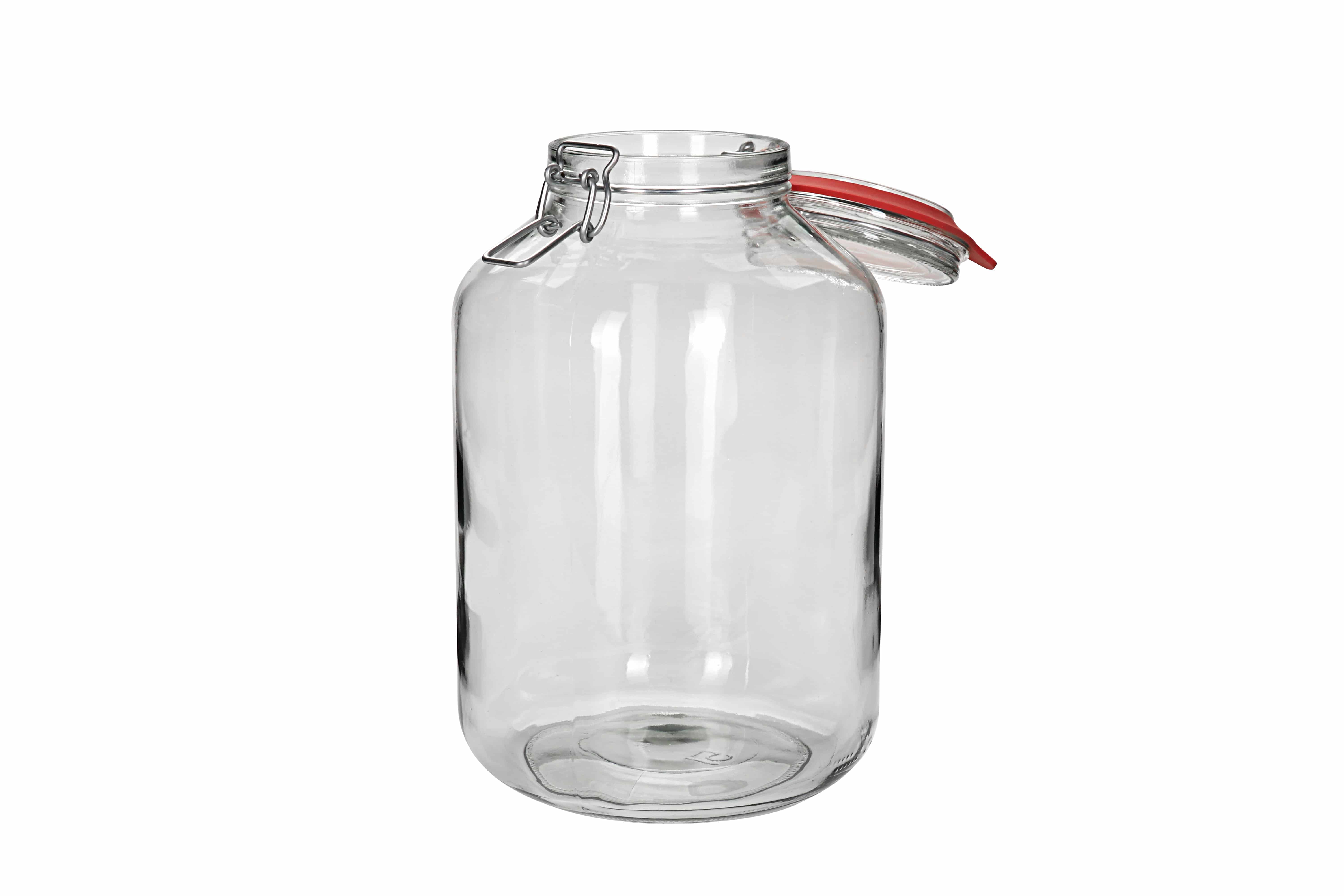 4.880 ml Tel mandallı kavanoz #, Ağız: Tel mandallı kapak