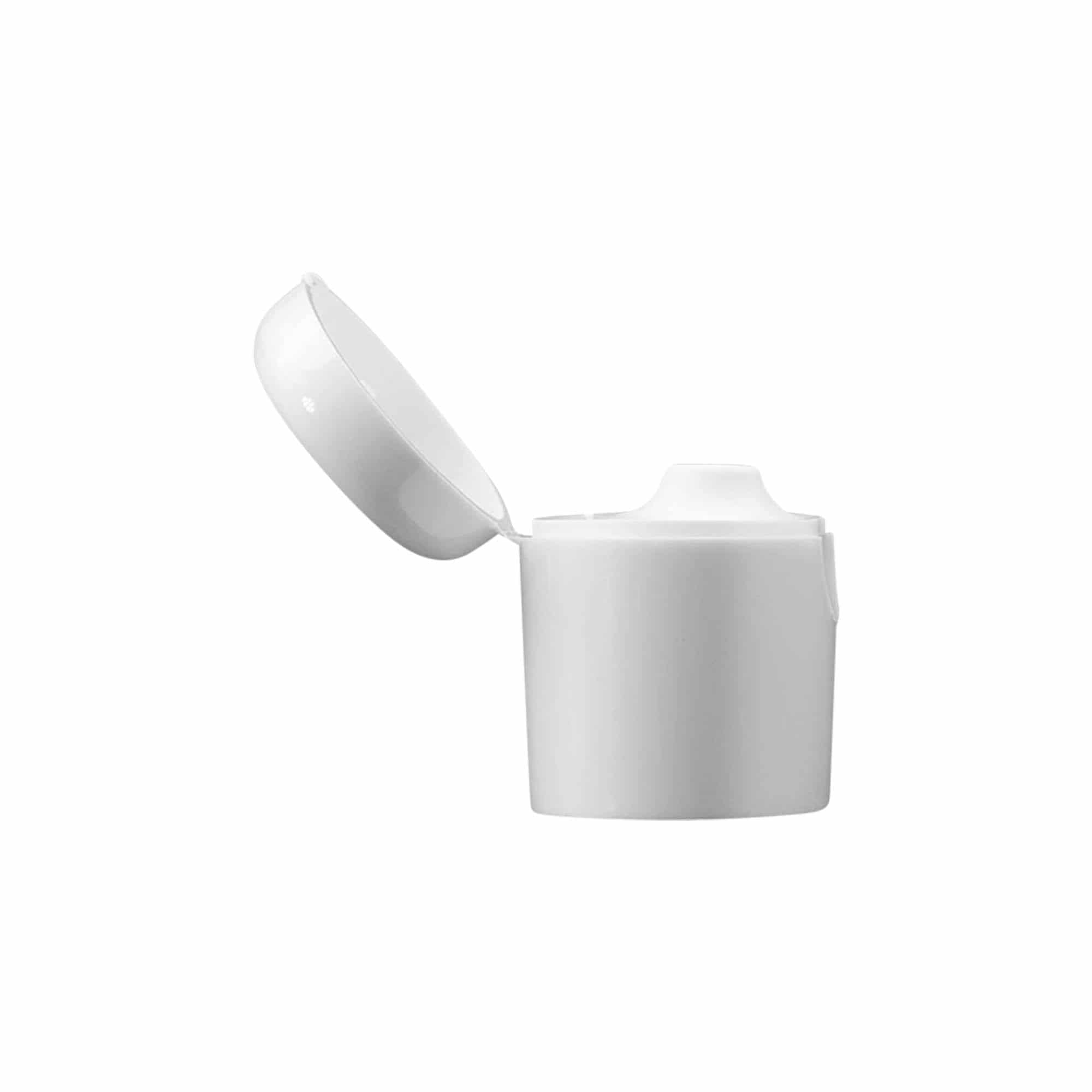 Vida kapaklı menteşe kapağı 'Indy' için, plastik, beyaz Vida kapaklı menteşe kapağı 'Indy' için, plastik, beyaz