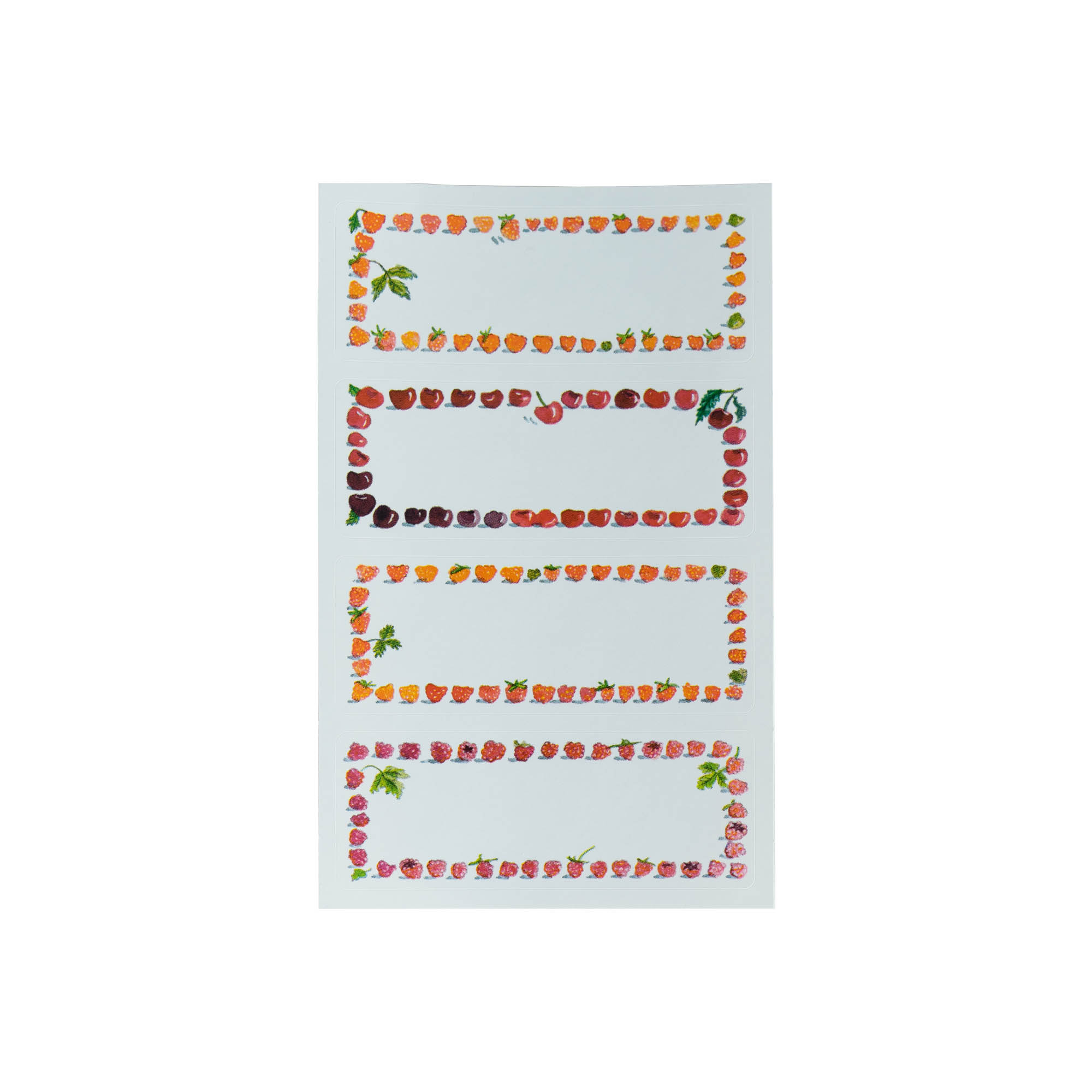 Zweckform Etiketler 'Meyve-Çerçeve', dikdörtgen, kağıt, çok renkli Zweckform Etiketler 'Meyve-Çerçeve', dikdörtgen, kağıt, çok renkli