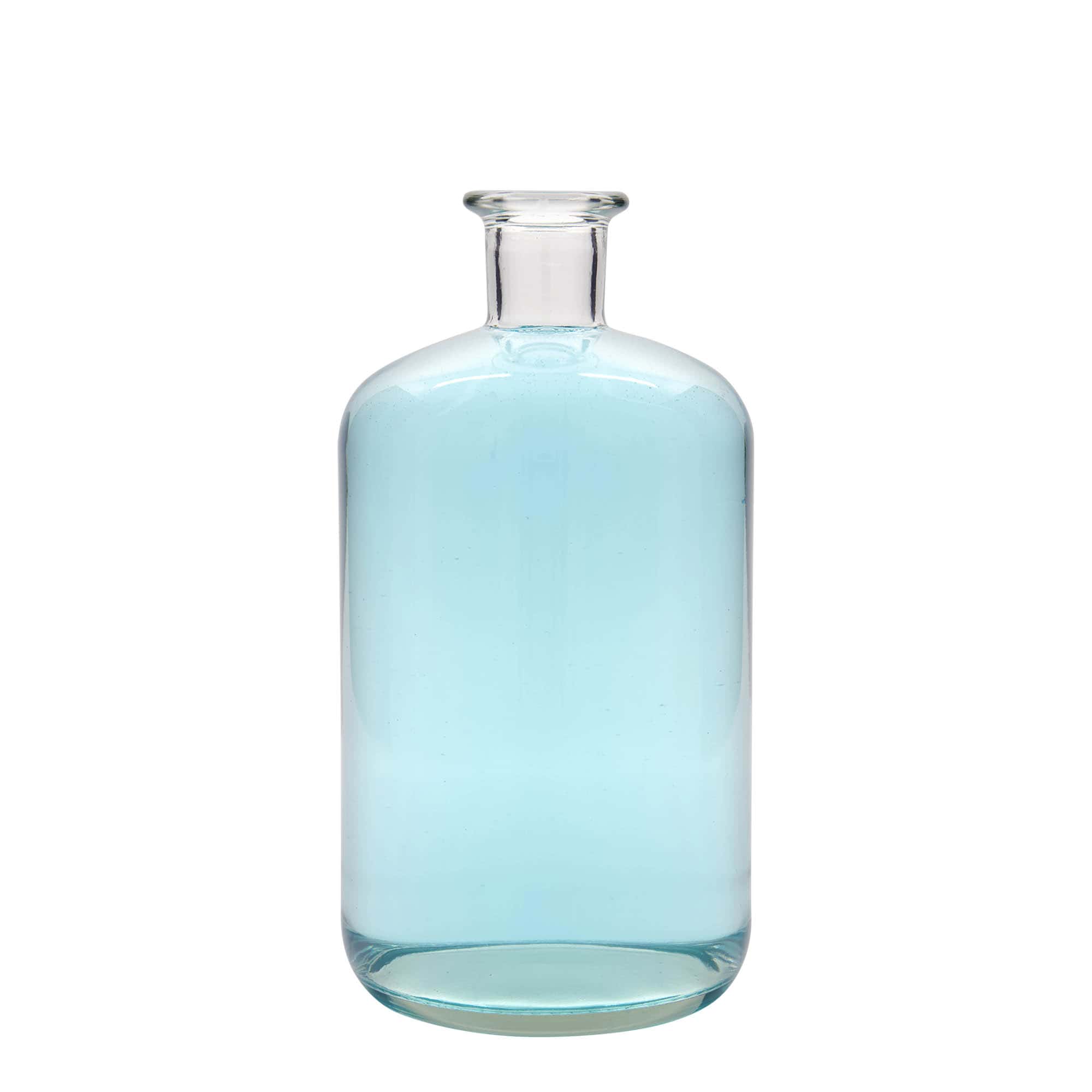 1.500 ml Eczacı Cam Şişe, Ağız: Mantar
