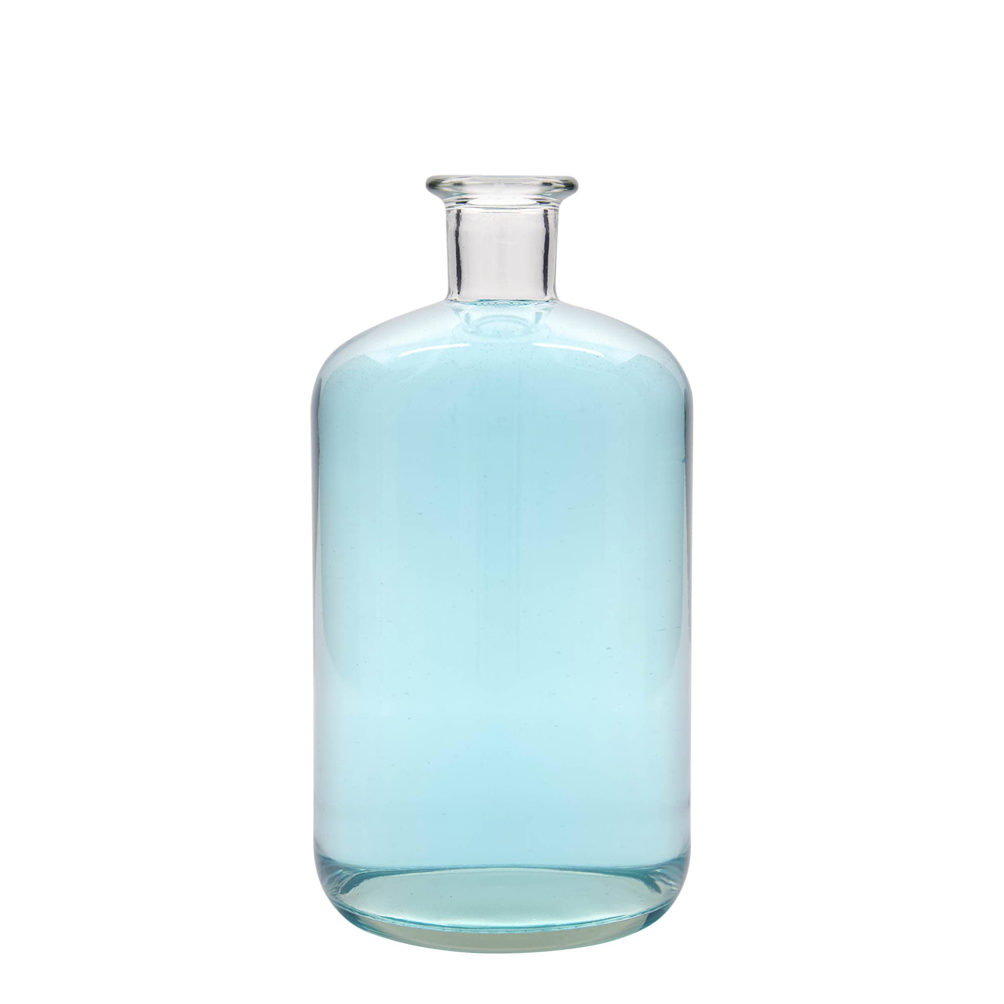 1.500 ml Eczacı Cam Şişe, Ağız: Mantar