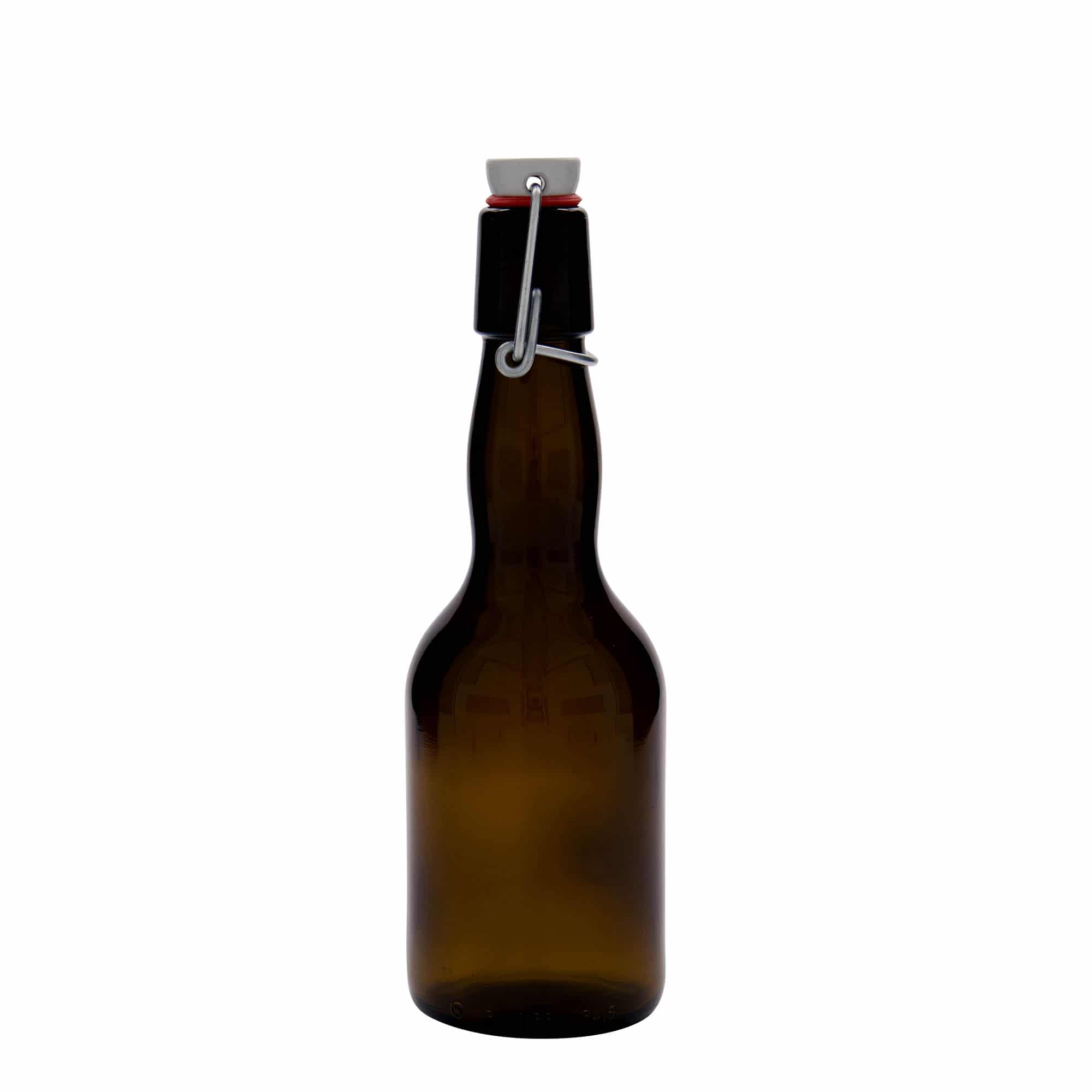 330 ml Bira Şişesi Boyunlu, Cam, Kahverengi, Ağız: Mandallı Kapatma
