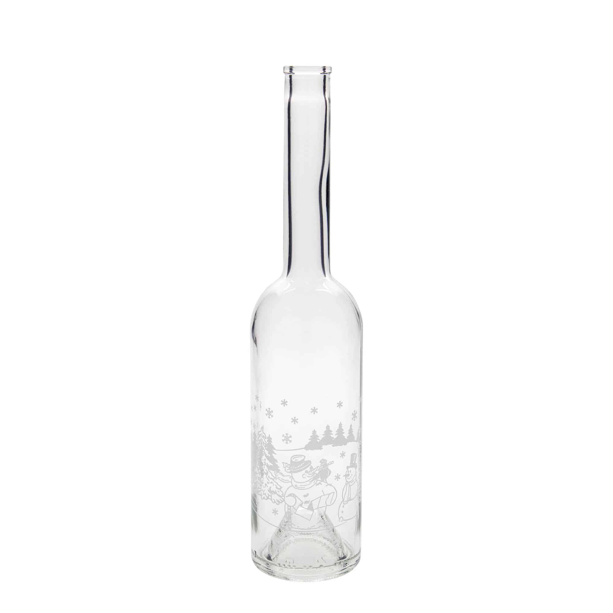 500 ml Cam Şişe 'Opera', Motif: Kardan Adam Şişesi, Ağız: Mantar 500 ml Cam Şişe 'Opera', Motif: Kardan Adam Şişesi, Ağız: Mantar