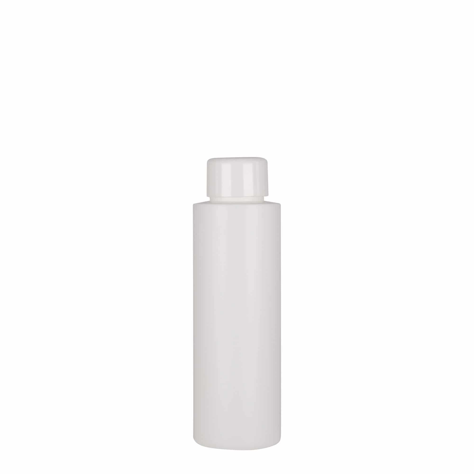 100 ml plastik şişe 'Pipe', HDPE, beyaz, ağız: 24/410