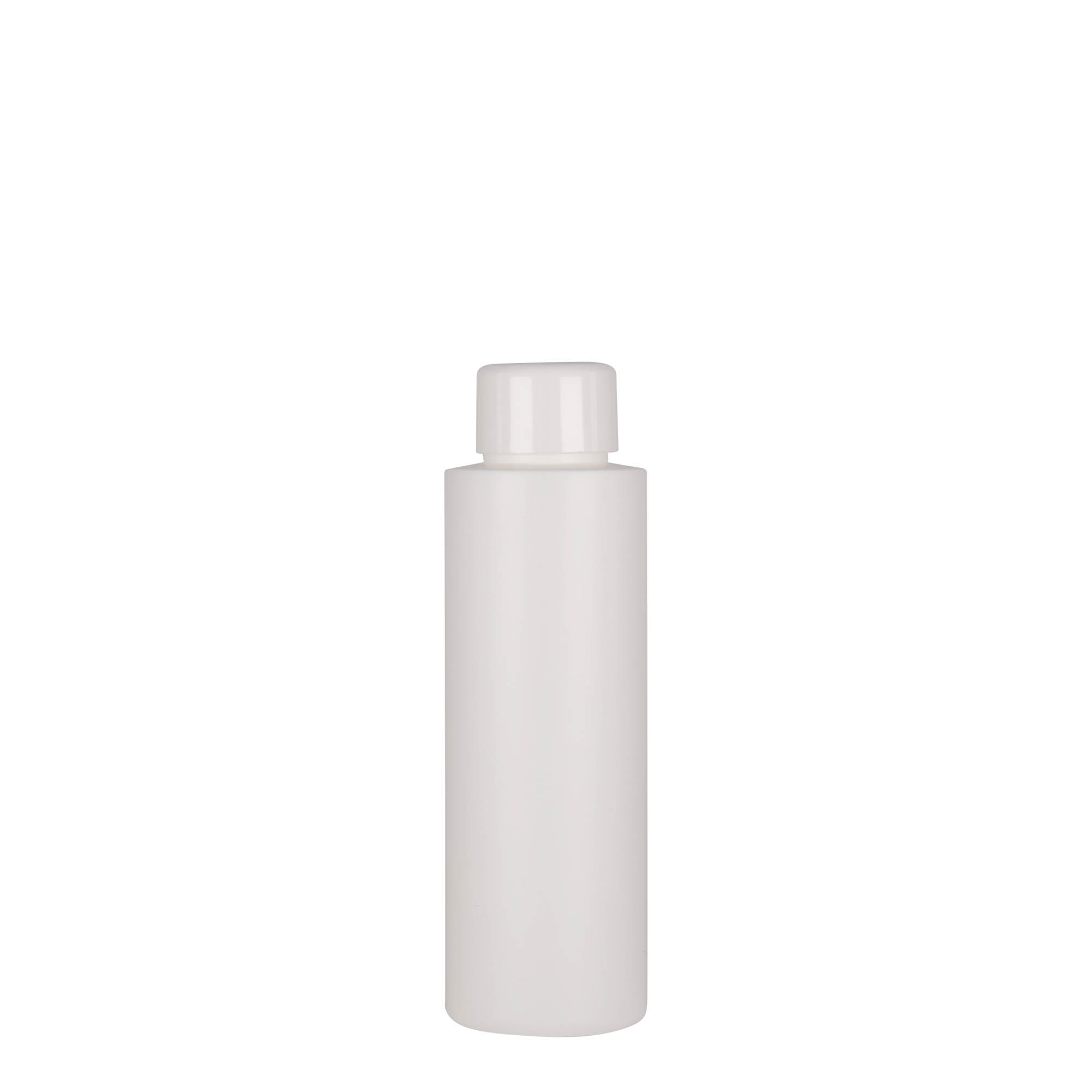 100 ml plastik şişe 'Pipe', HDPE, beyaz, ağız: 24/410