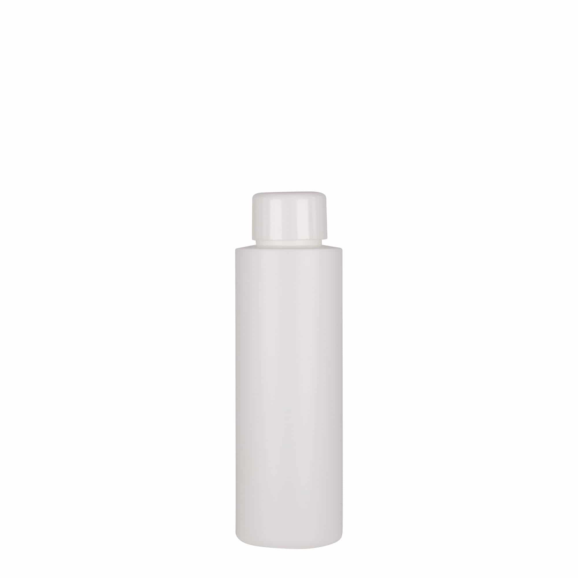 100 ml plastik şişe 'Pipe', HDPE, beyaz, ağız: 24/410