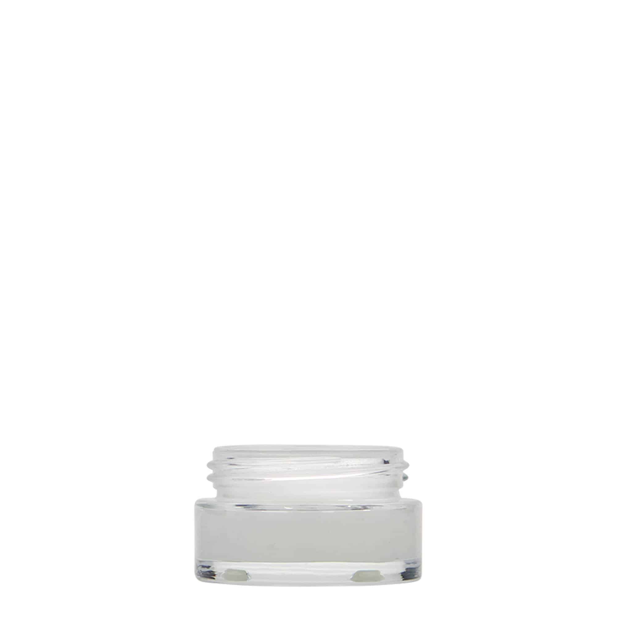 15 ml Kavanoz 'Clear Edition', Cam, Ağız: Vidalı kapak