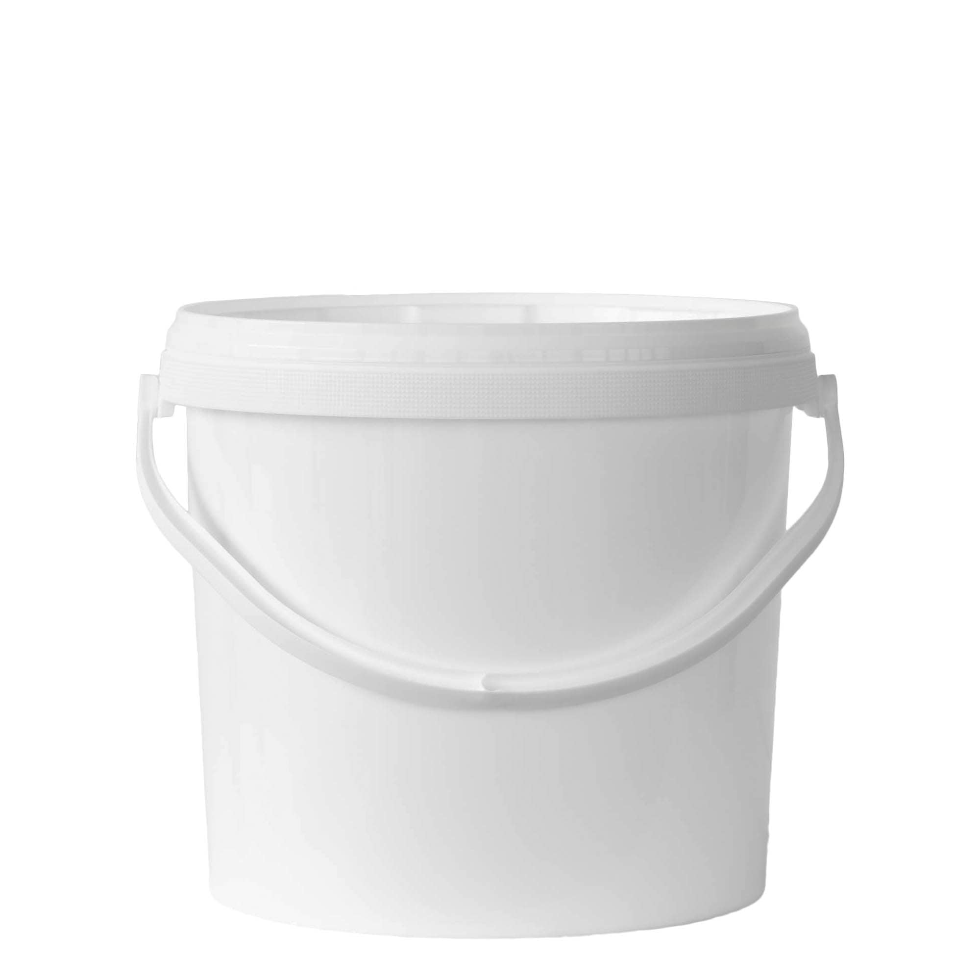 12,5 l kova, PP plastik, beyaz