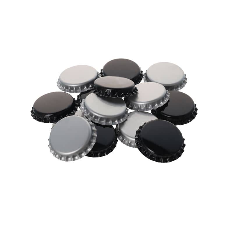 29 mm metal siyah şişe kapağı