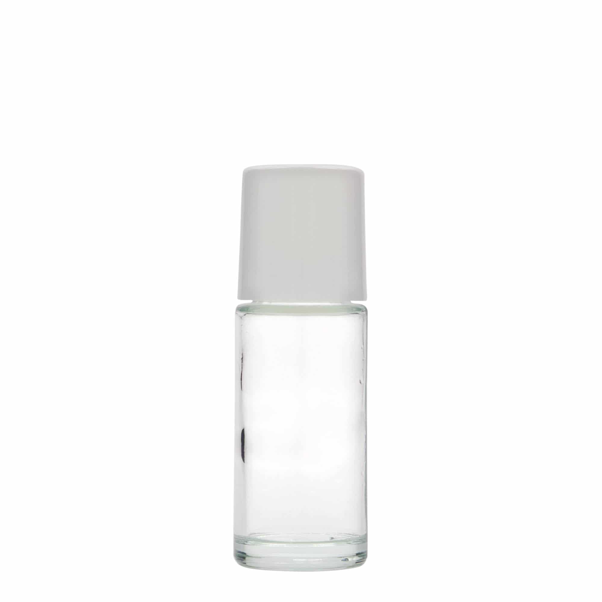 50 ml Roll-On şişe, cam, ağız: vidalı kapak