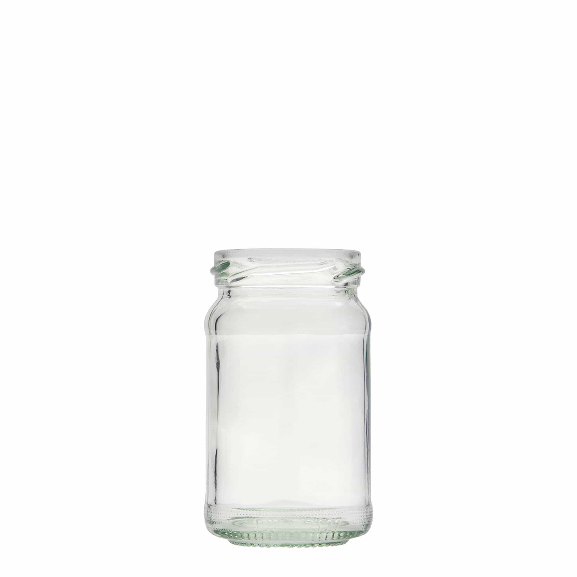 107 ml yüksek yuvarlak cam, ağız: Twist-Off (TO 48) 107 ml yüksek yuvarlak cam, ağız: Twist-Off (TO 48)