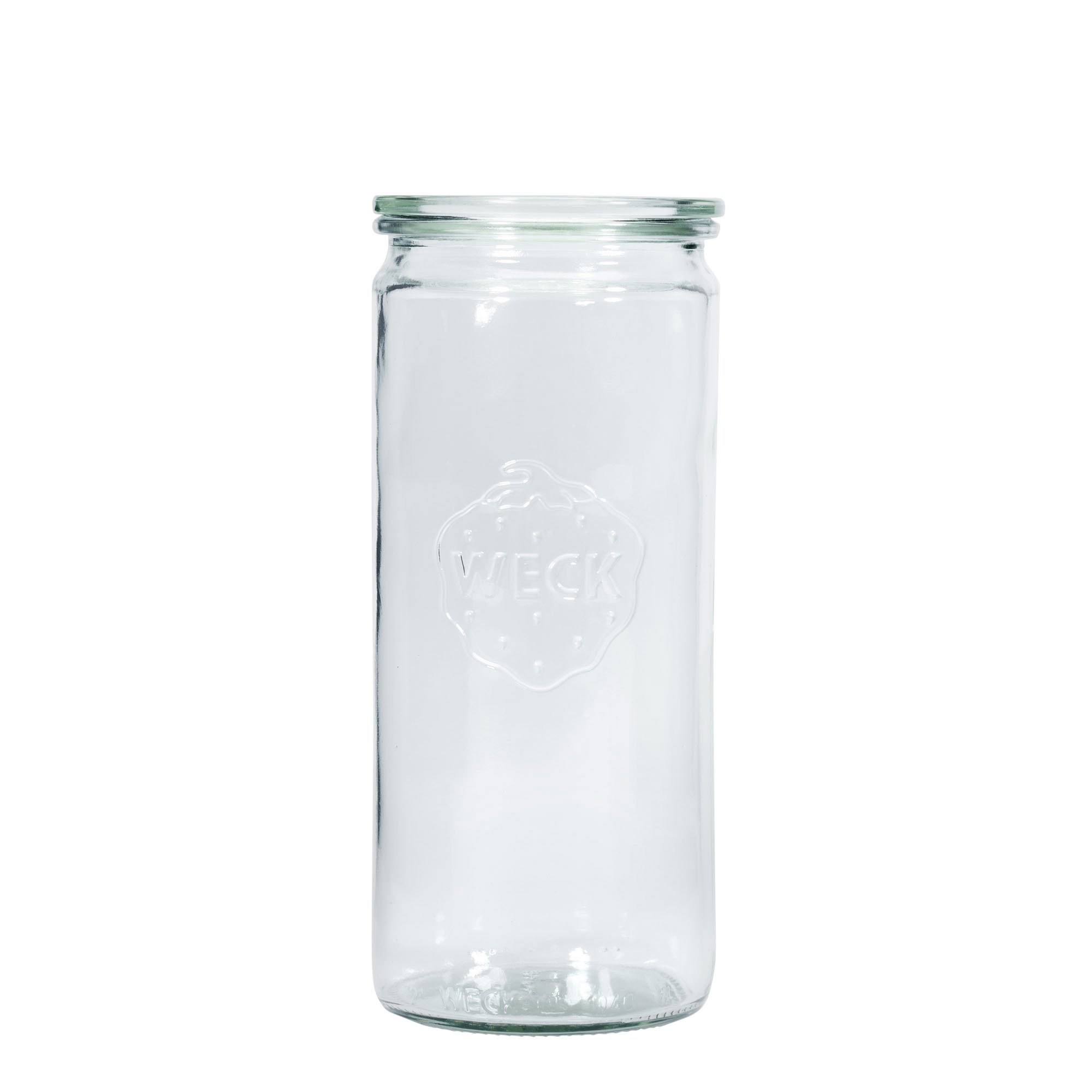 1.040 ml WECK Silindir Cam, Ağız: Yuvarlak Kenar 1.040 ml WECK Silindir Cam, Ağız: Yuvarlak Kenar