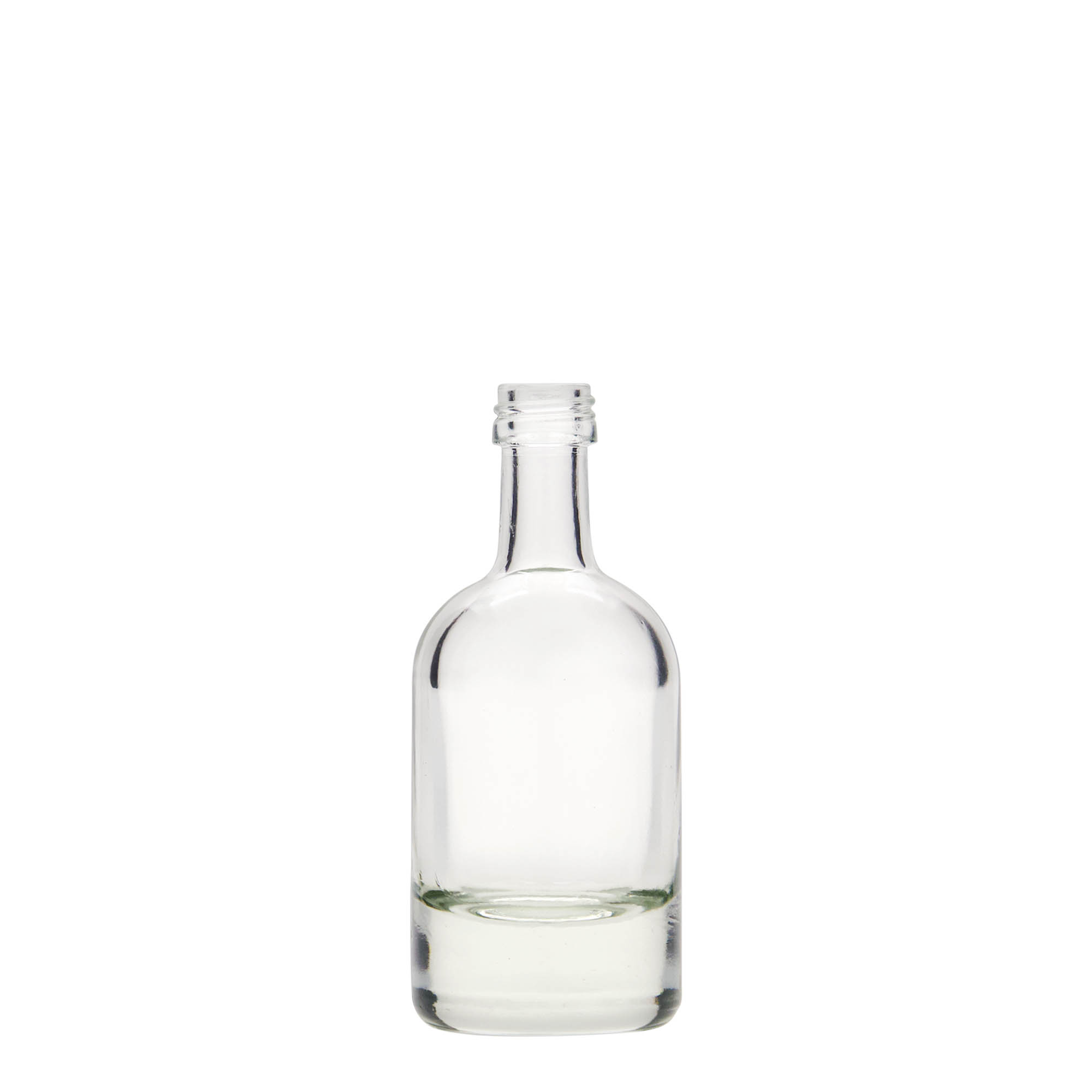 50 ml Cam şişe 'Linea Uno', Ağız: PP 18