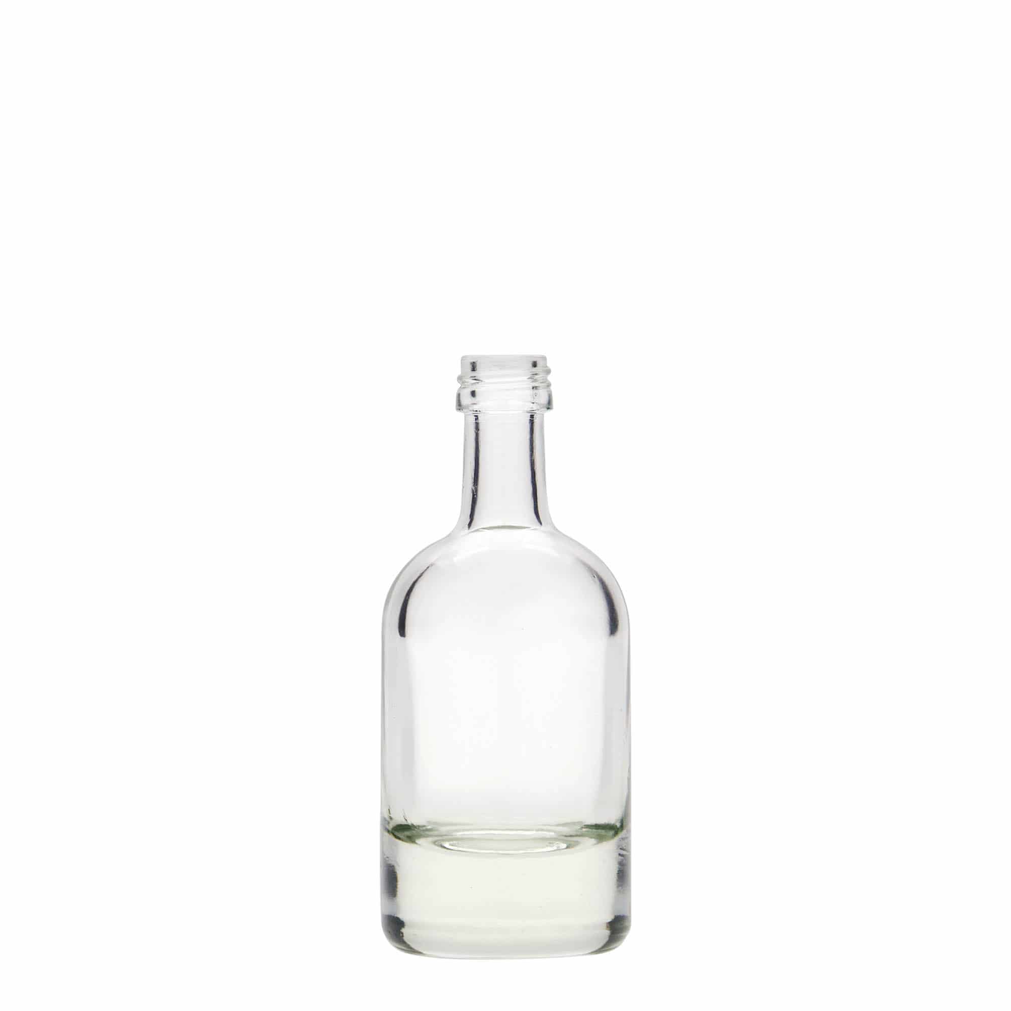 50 ml Cam şişe 'Linea Uno', Ağız: PP 18