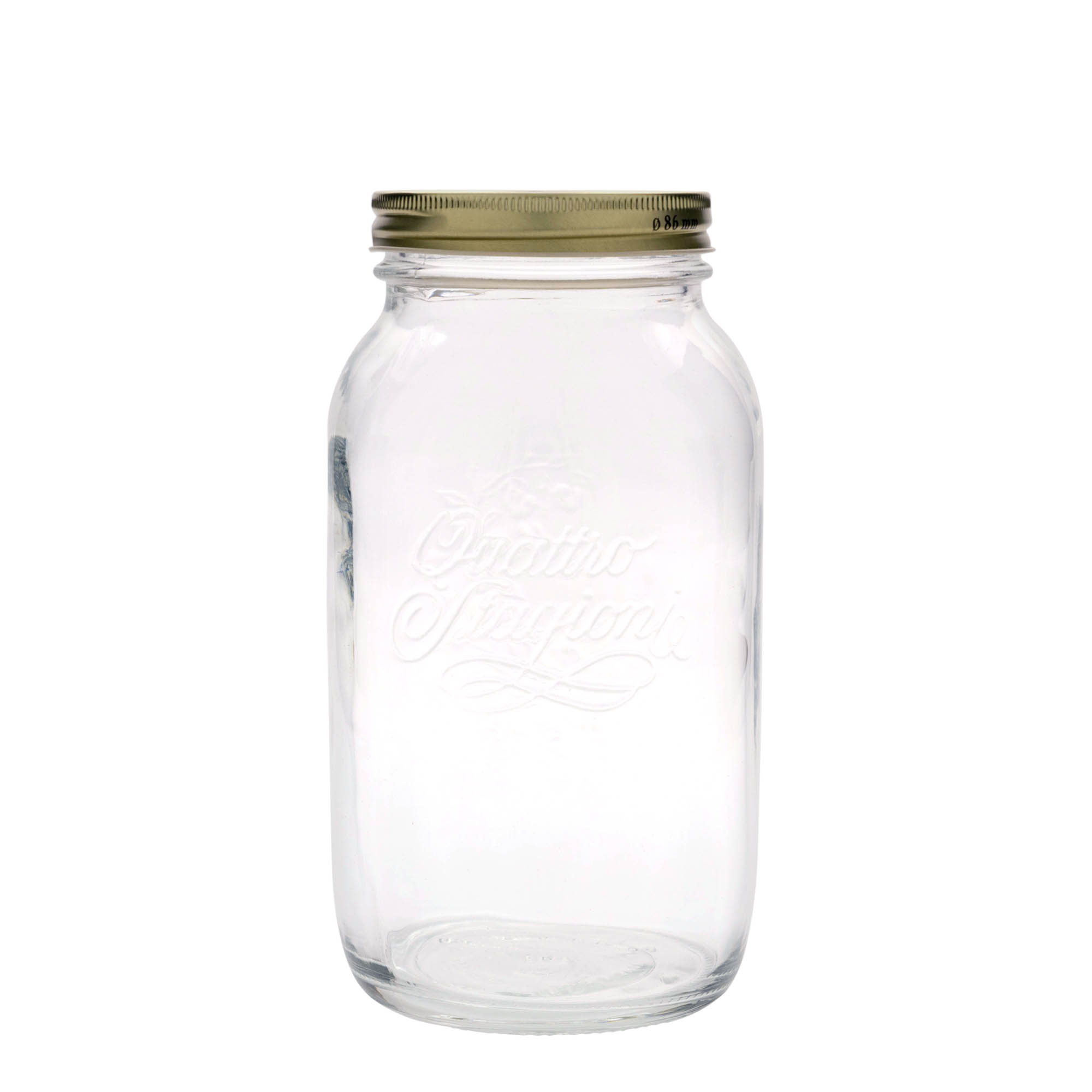 1.500 ml Cam 'Quattro Stagioni', Ağız: Vidalı kapak 1.500 ml Cam 'Quattro Stagioni', Ağız: Vidalı kapak
